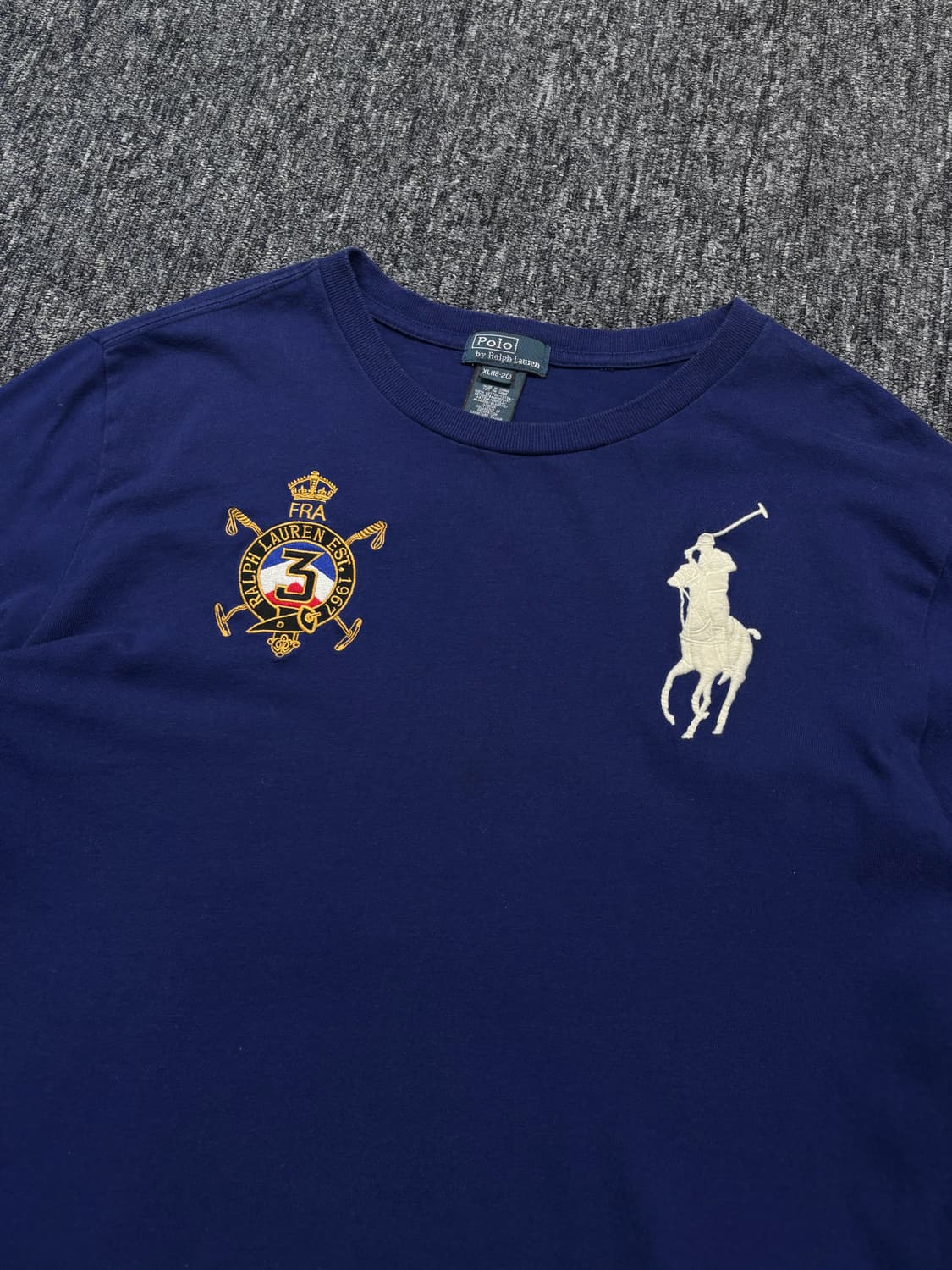 폴로 블루 빅포니 프랑스 롱슬리브 상품이미지4