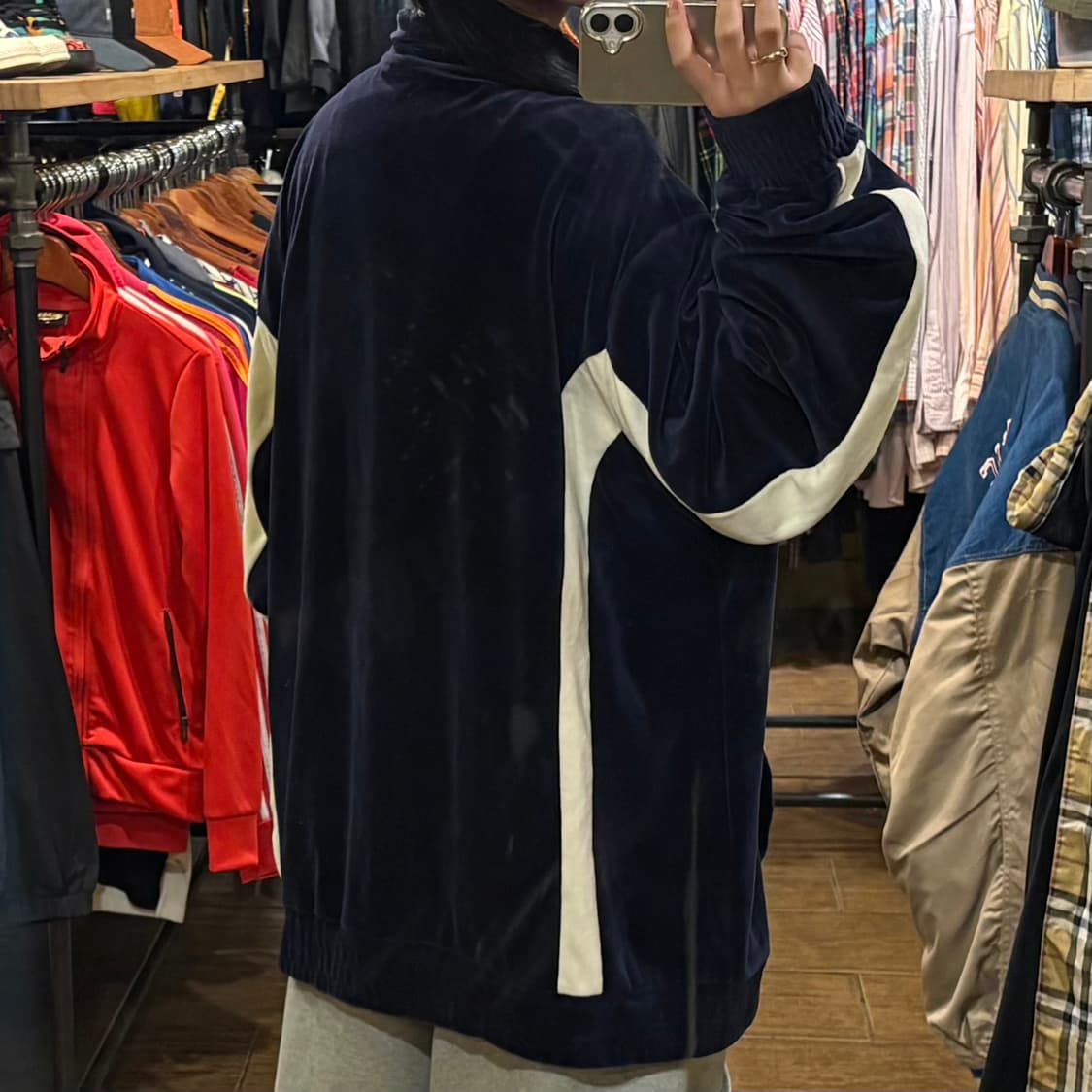 [HI] 휠라 벨벳져지 네이비 상품이미지6