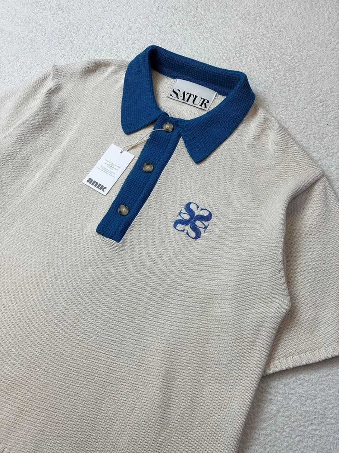 세터 SATUR 22ss 나폴리 소프트 코튼 폴로 니트 PN5928 상품이미지2