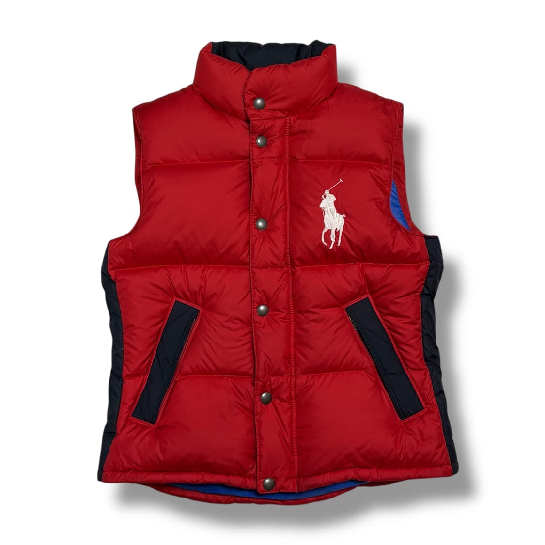 Polo Ralph Lauren 빅포니 레드 다운 베스트 상품이미지1