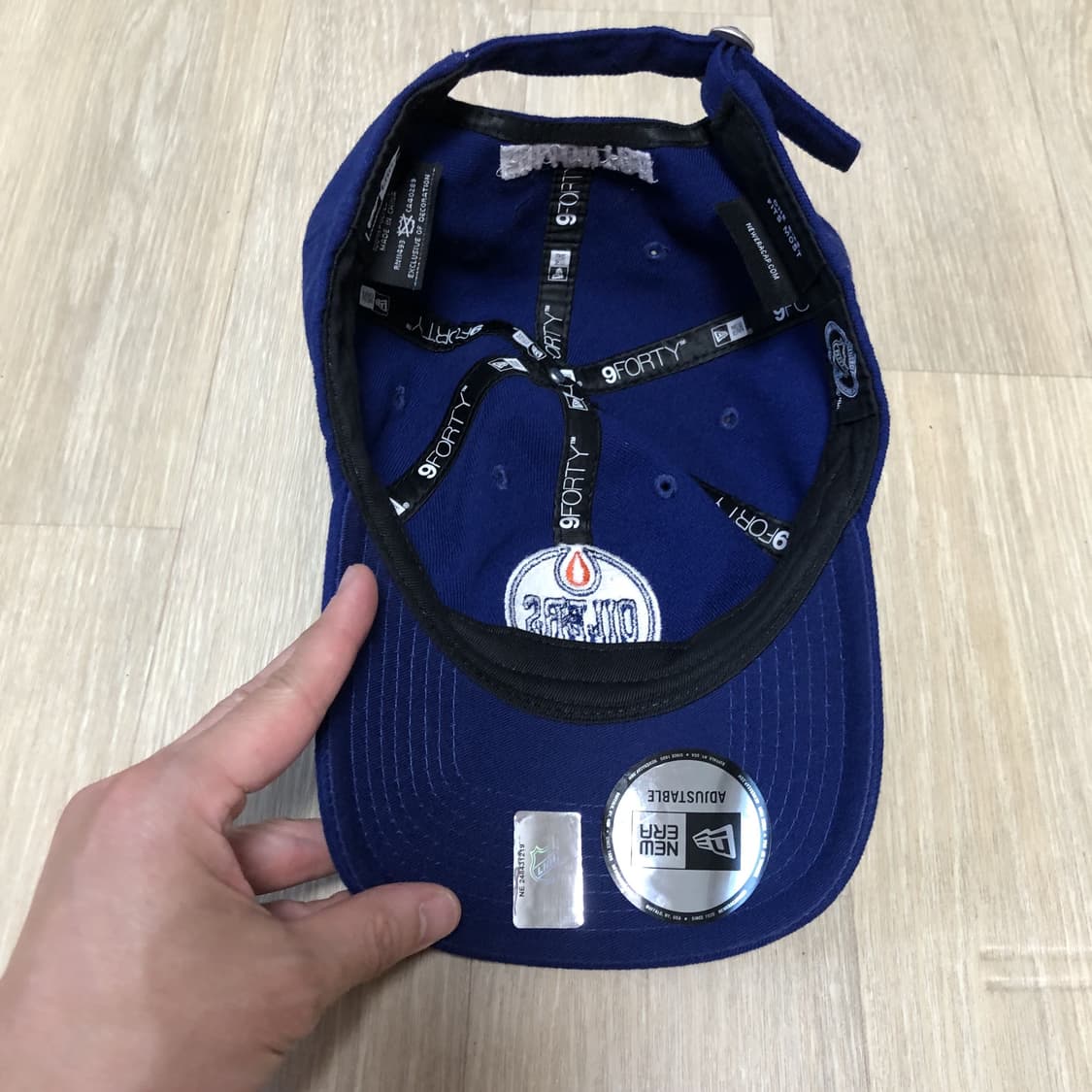 (OS) 뉴에라 NEW ERA NHL 에드먼턴 오일러스 볼캡 다크 로얄 상품이미지3