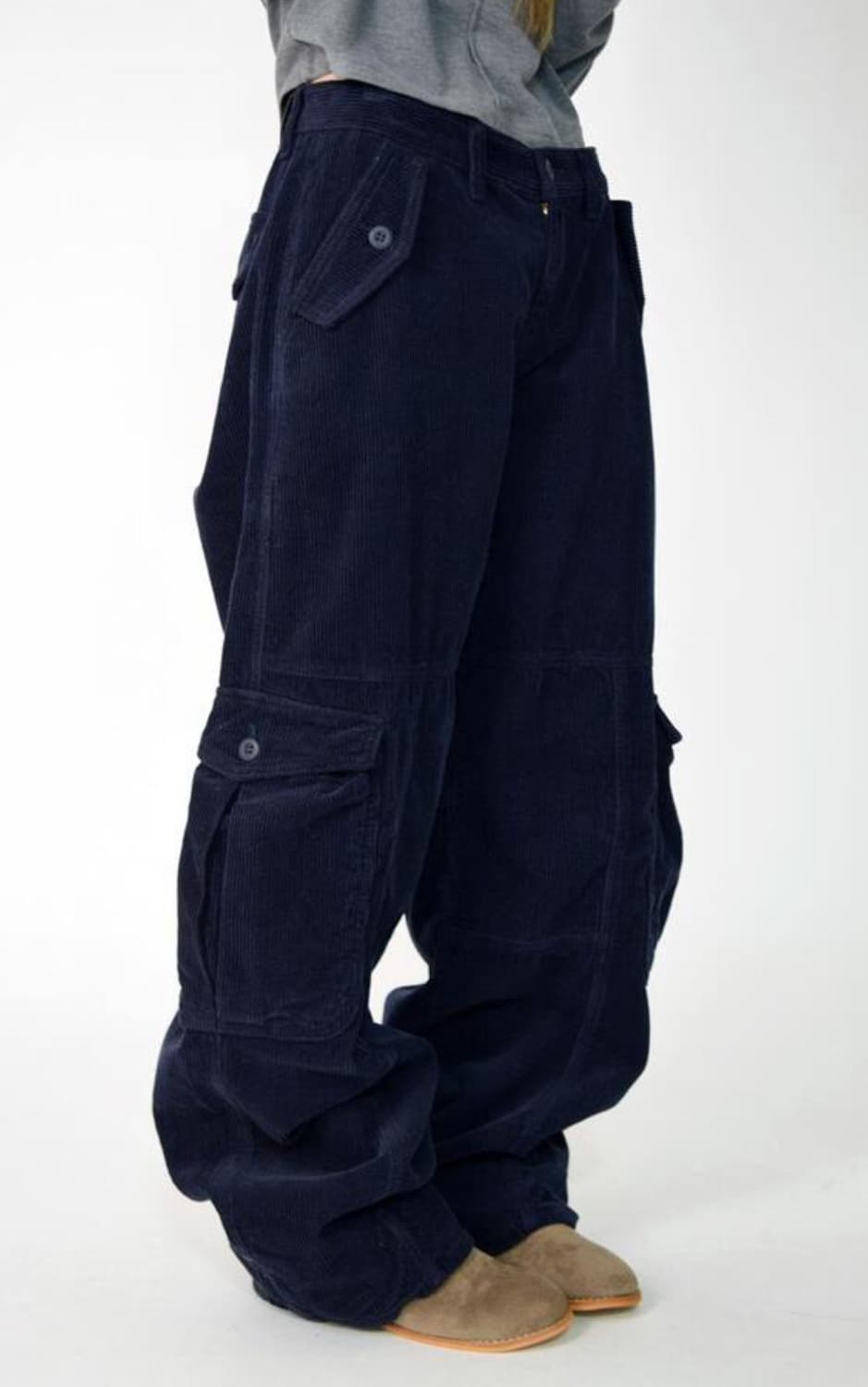 OOTJ 코듀로이 펌킨 팬츠 네이비 상품이미지4