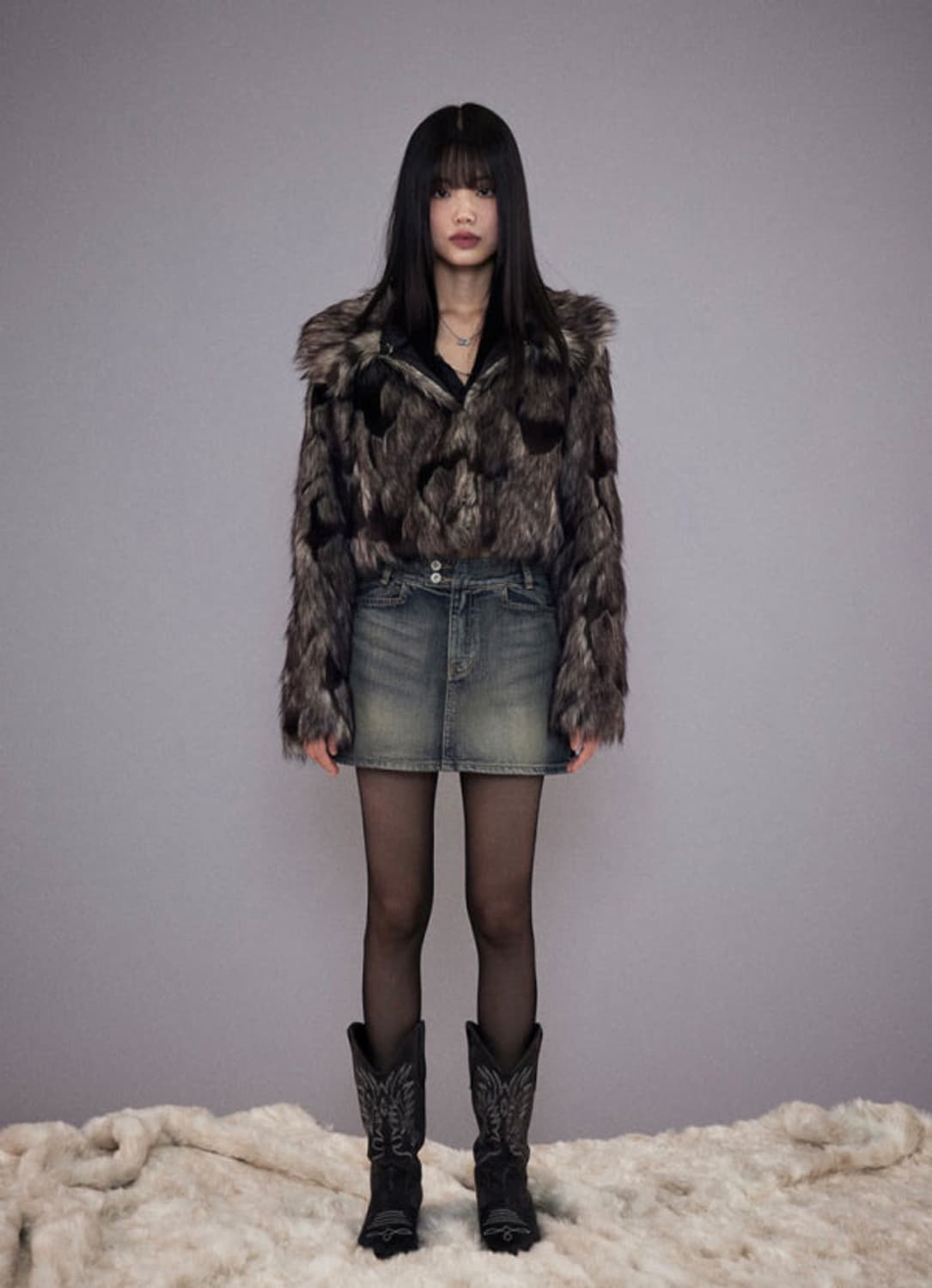 애즈온 퍼자켓 상품이미지1