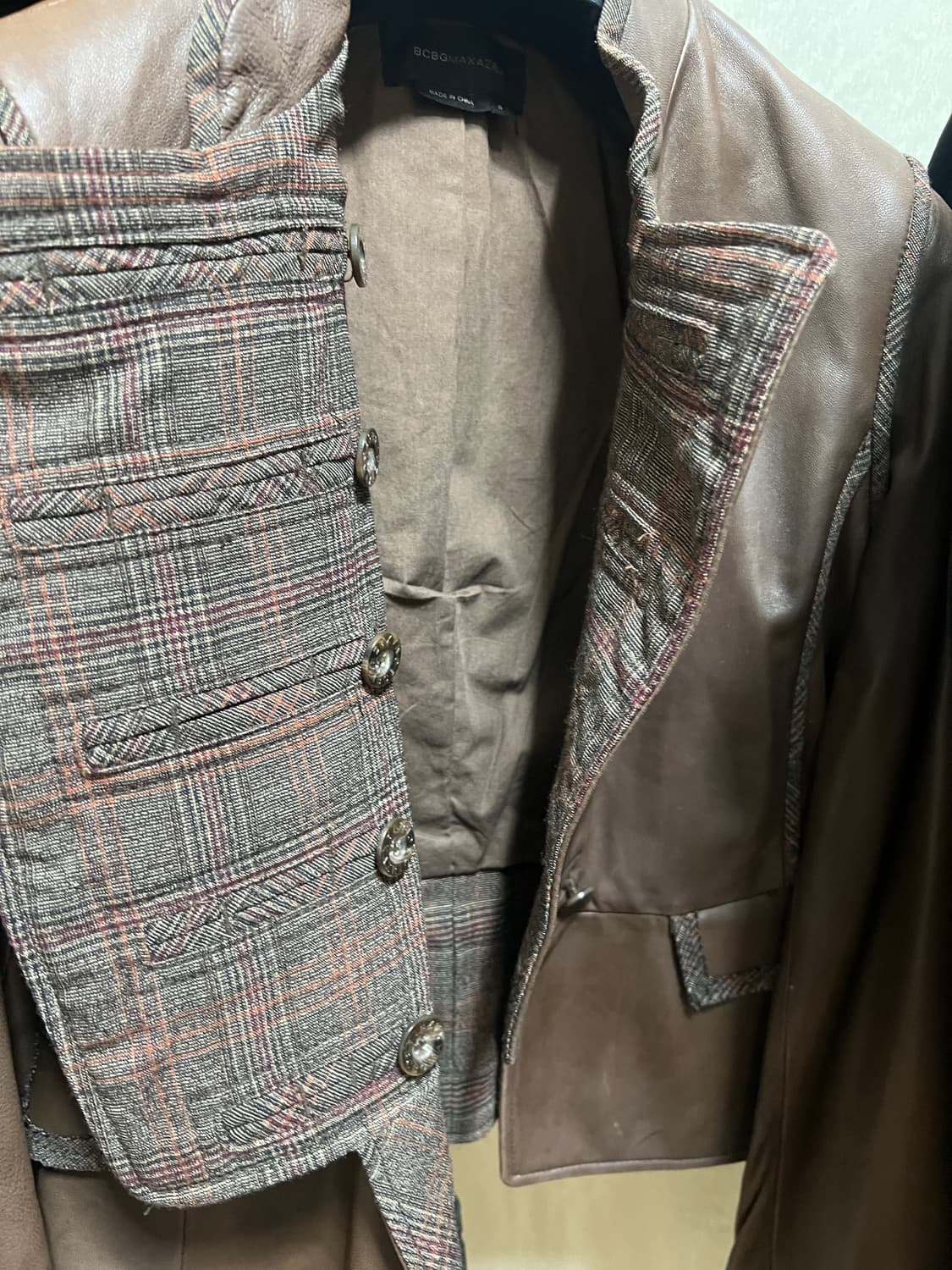 [S] BCBGMaxAzria 양가죽 자켓|| 브라운 상품이미지7