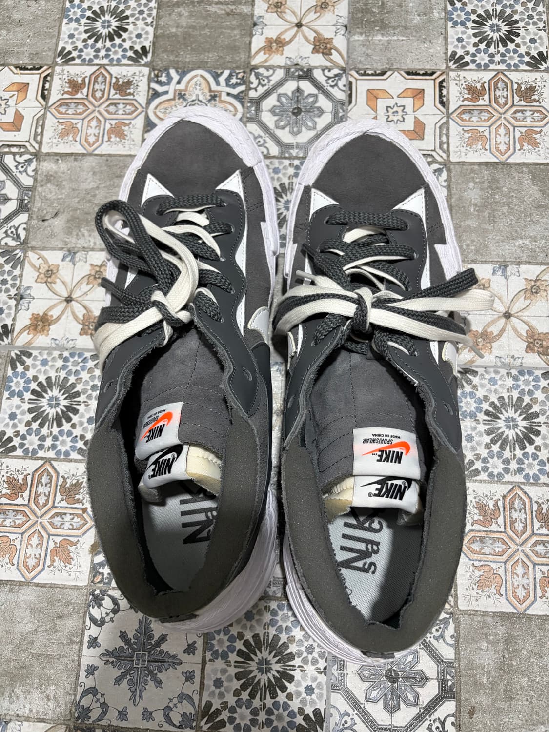 나이키 사카이 블레이저 아이언그레이 310사이즈 상품이미지2