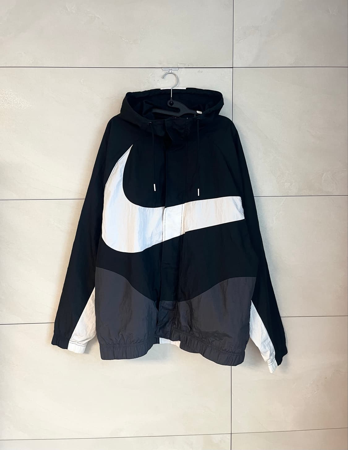[2XL] 나이키 빅스우시 윈드러너 우븐 바람막이 블랙  상품이미지3