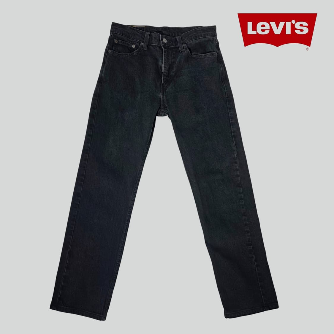 [W30L32]리바이스 505 블랙 데님 팬츠 상품이미지1