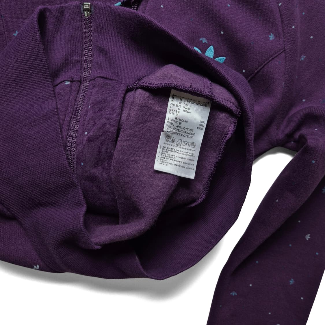 [90] 아디다스 도트패턴 후드집업 상품이미지8