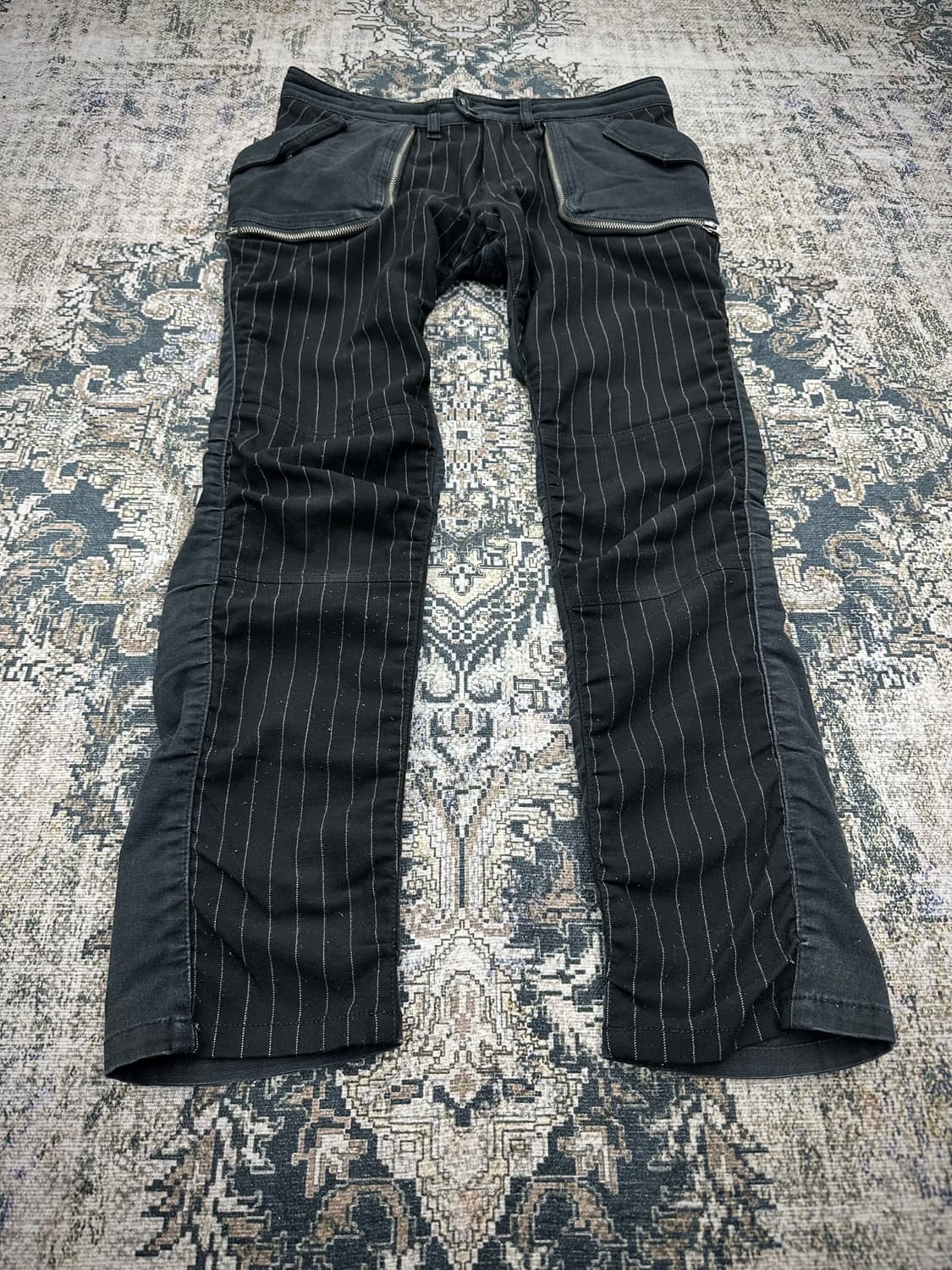 stripe shirring detail pants 상품이미지3