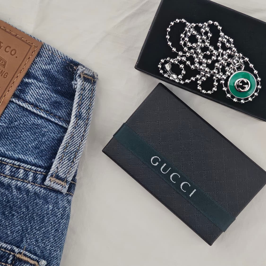 구찌 빈티지 업사이클링 남자 목걸이 상품이미지1