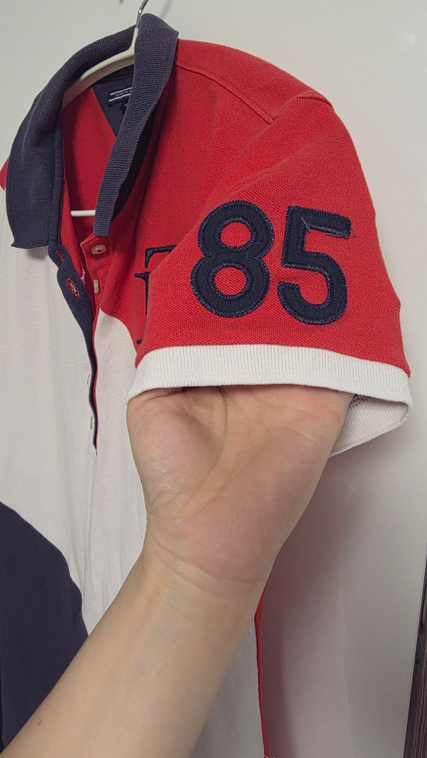 타미 카라 반팔티 여성 M 상품이미지3