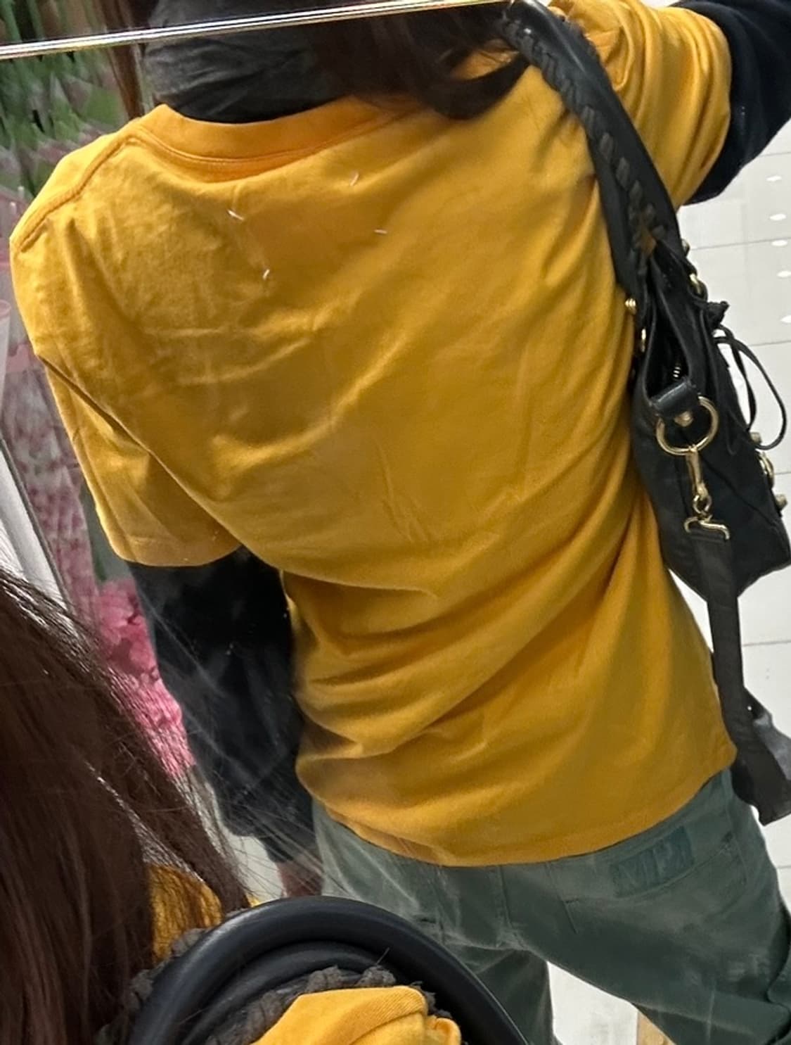 메종 마르지엘라 노랑 티셔츠 xs 상품이미지4