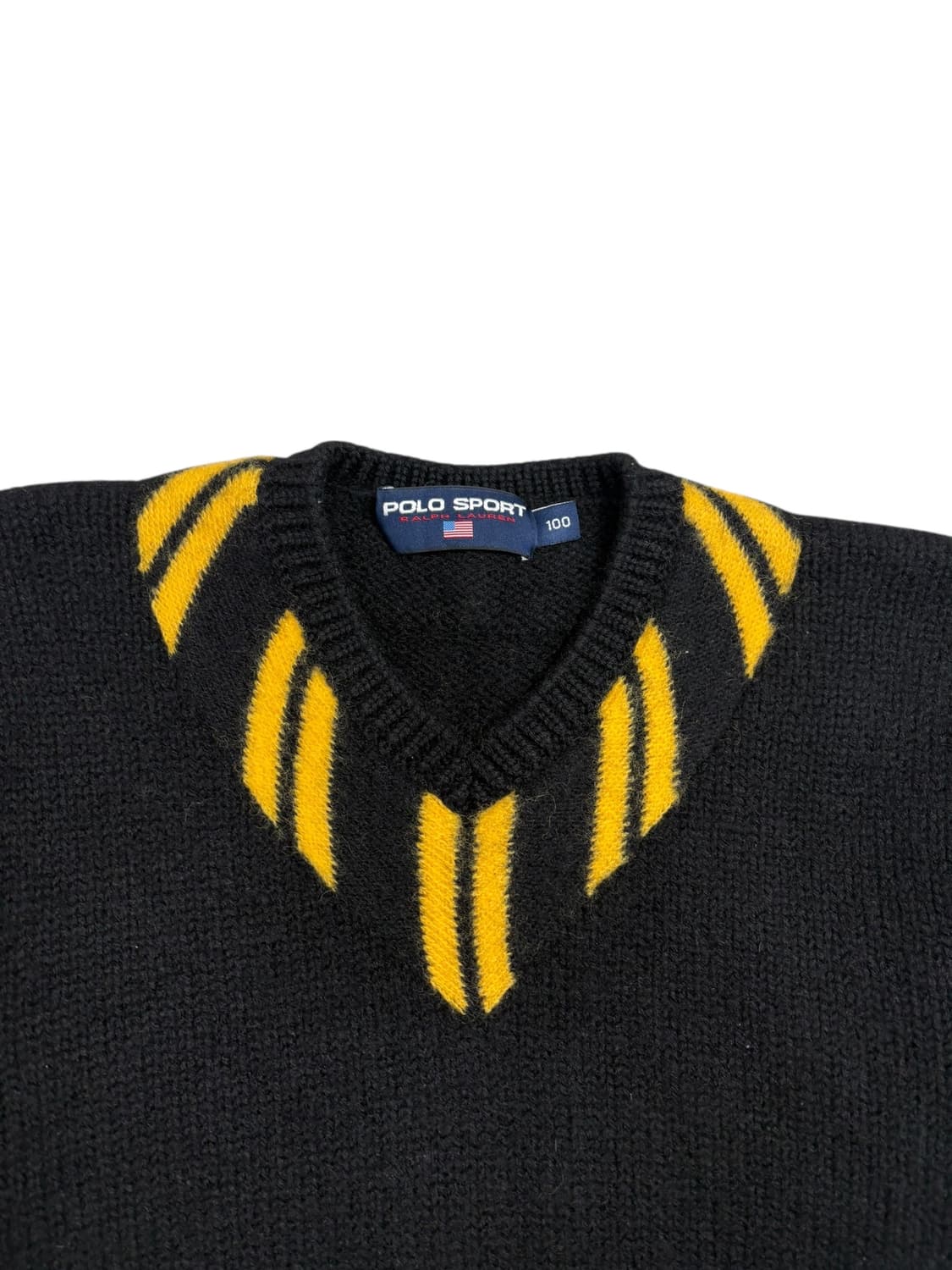 폴로 스포츠 니트 블랙 상품이미지5