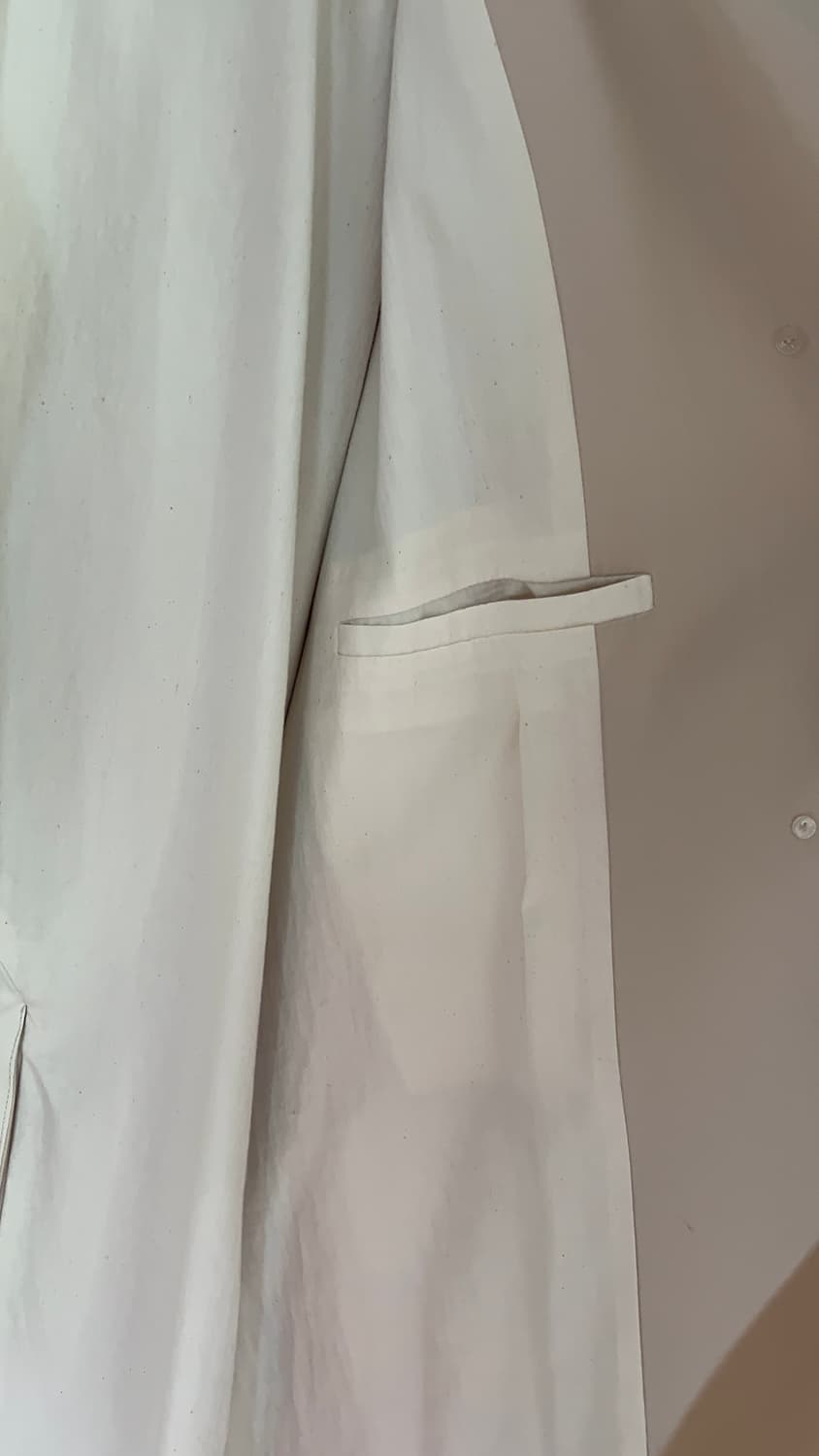 낫띵리튼 발마칸 트렌치코트 베이지 (상태 양호) 상품이미지10