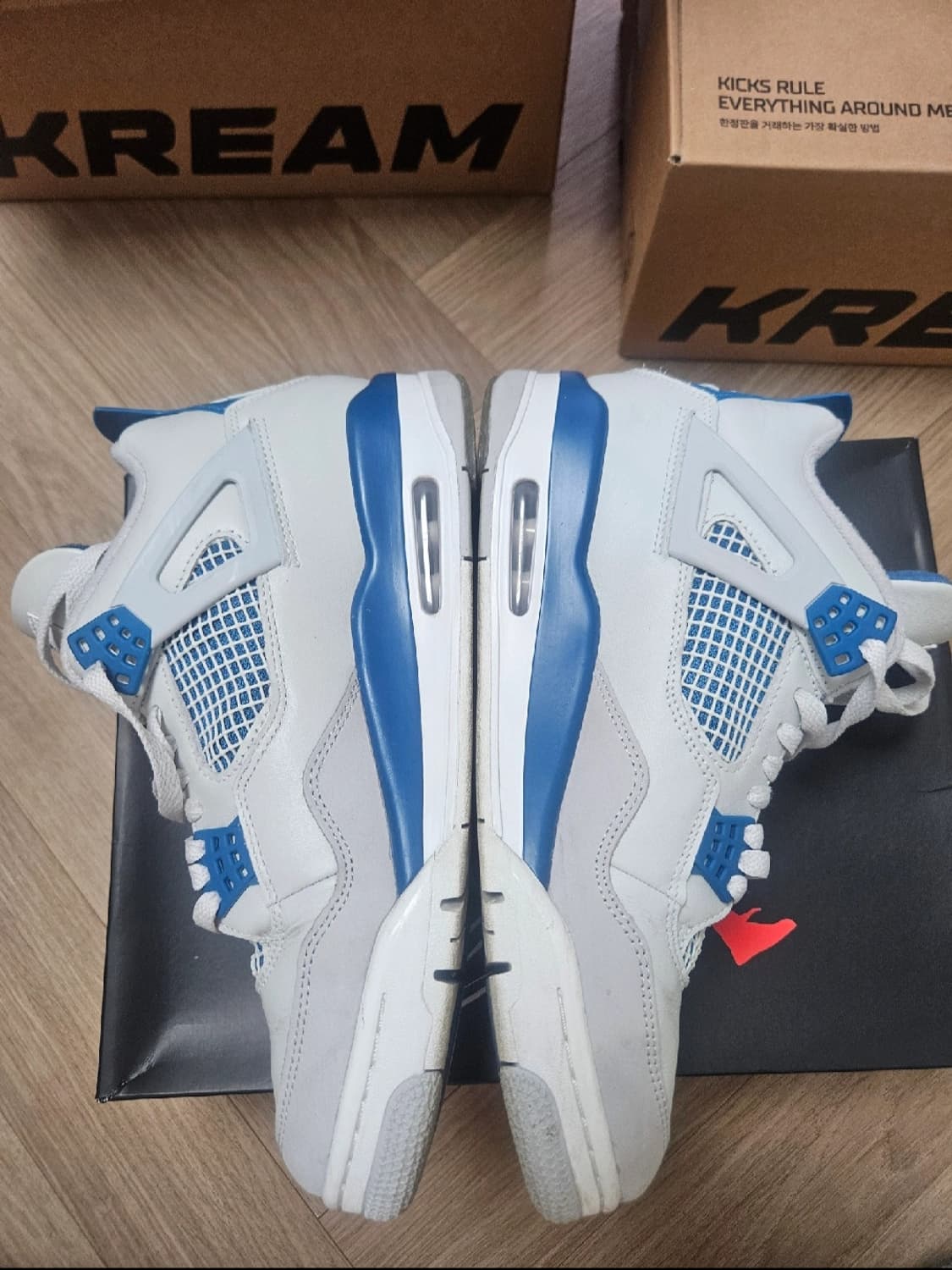 나이키 조던4 레트로 인더스트리얼 블루 280 상품이미지3