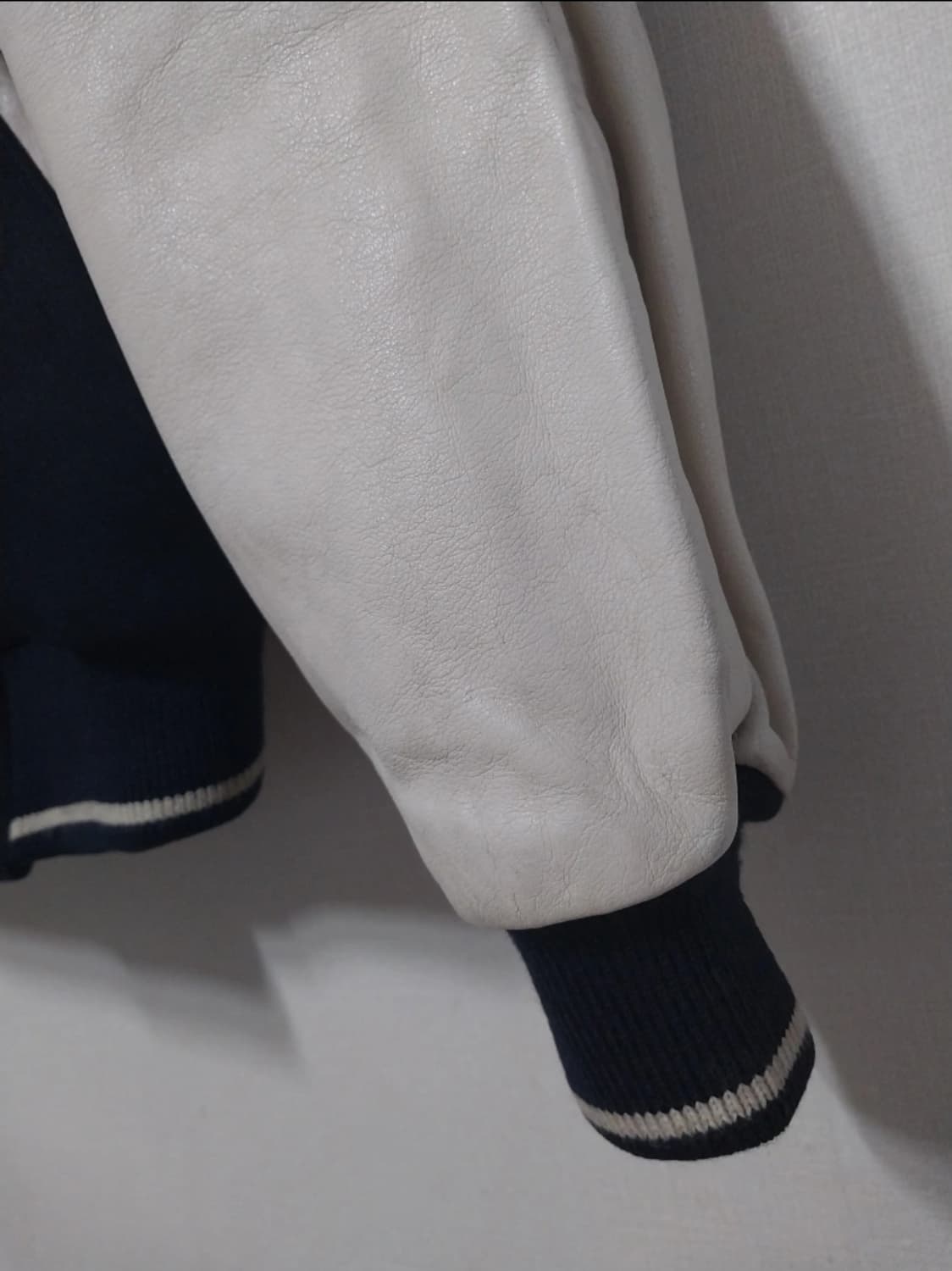 VAN Jacket Inc. 바시티 울 가죽 자켓 상품이미지4