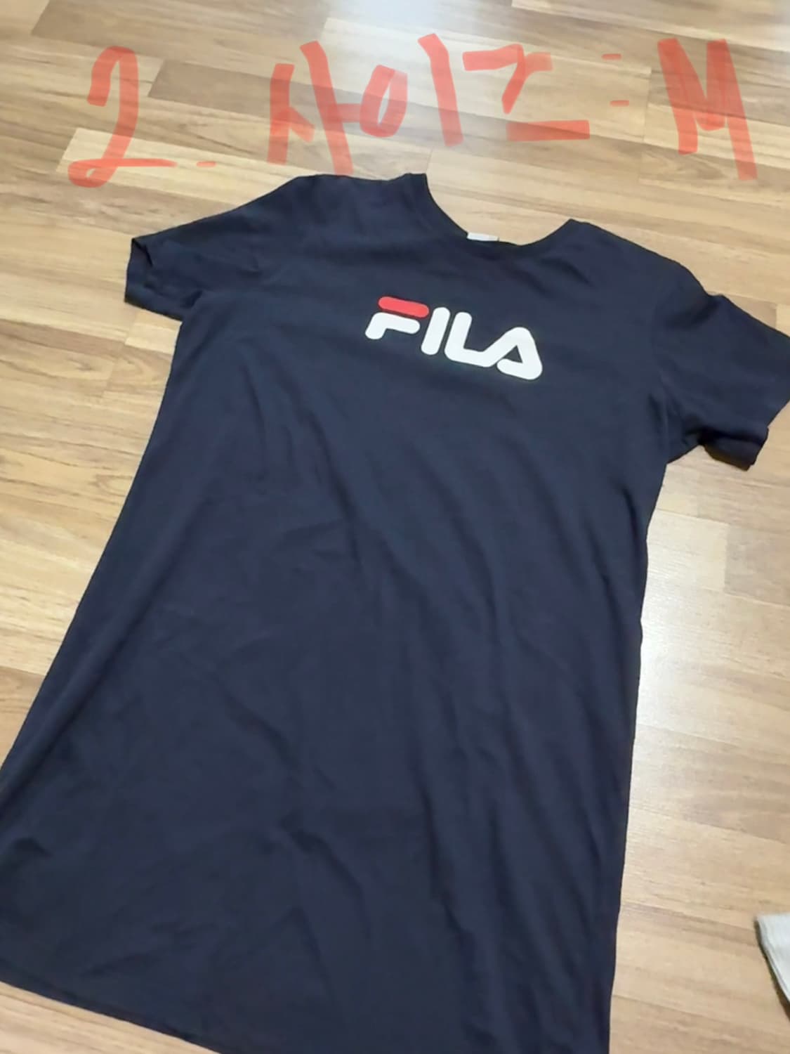 휠라 티셔츠 원피스 /m 상품이미지2