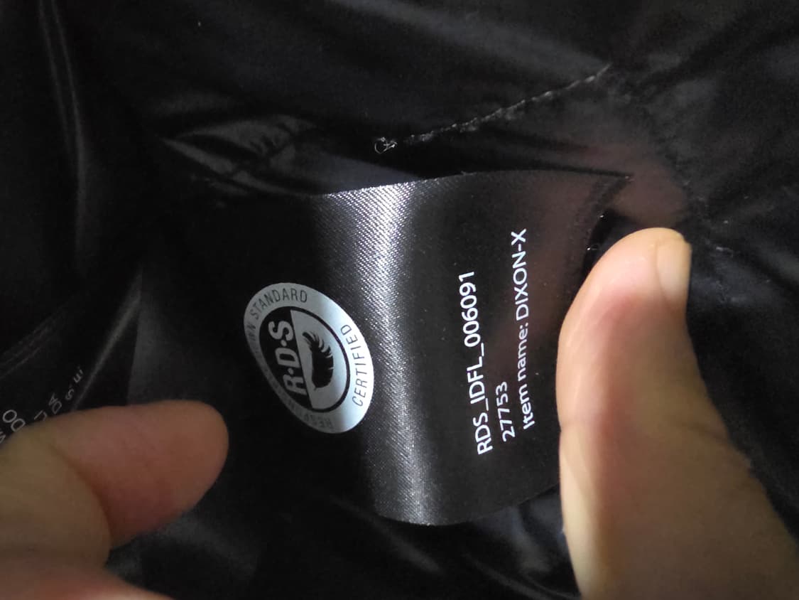 맥케이지 딕슨 블랙 실버퍼 36사이즈 상품이미지4