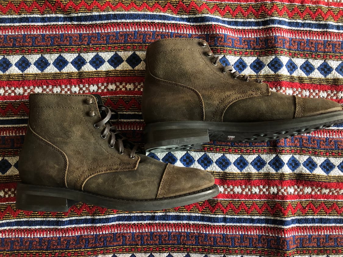 Thursday 브라운 스웨이드 부츠 275 미사용 상품이미지2