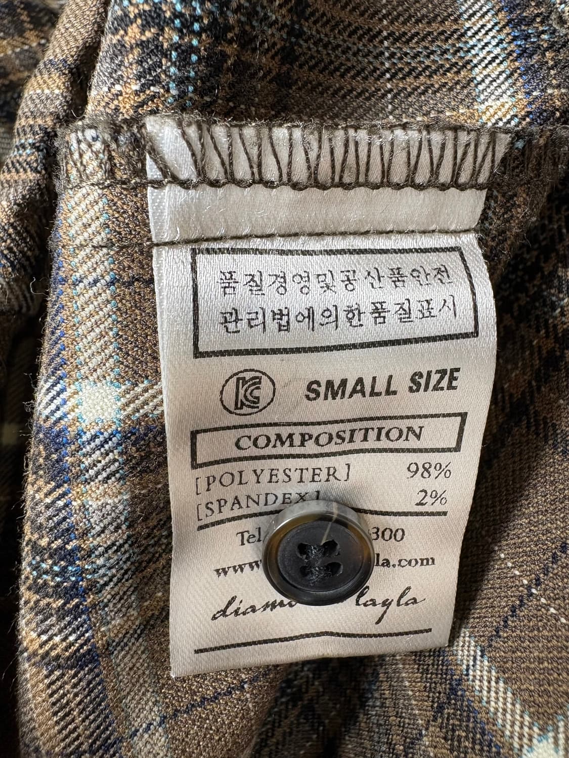 다이아몬드 레이라 체크 셔츠 상품이미지8