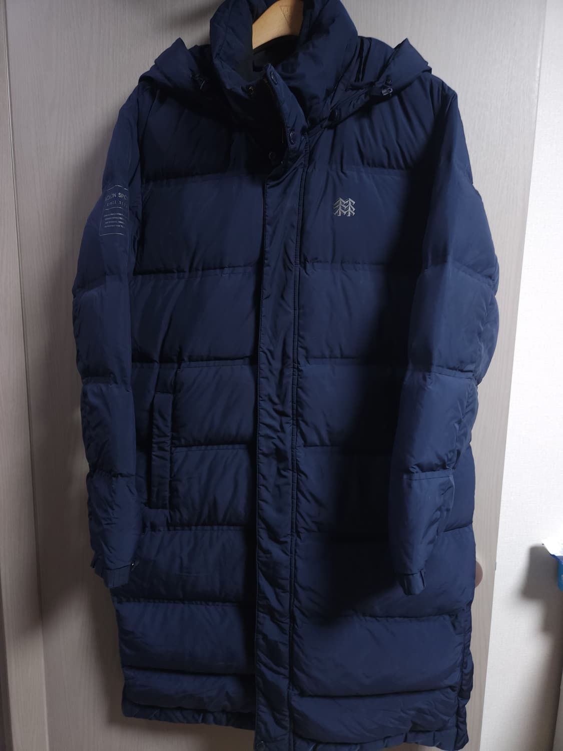 코오롱 구스다운 롱패딩, L 상품이미지1