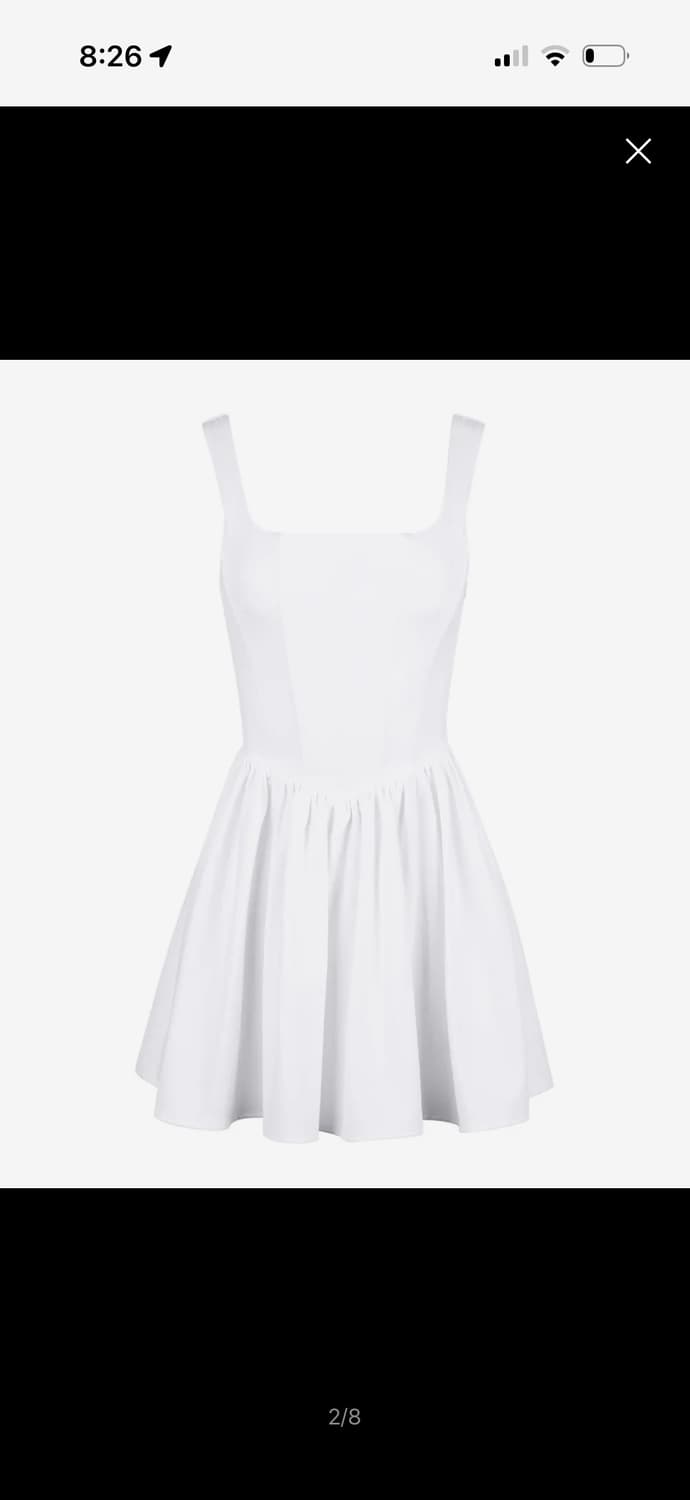 BASIC CORSET DRESS WHITE 상품이미지2