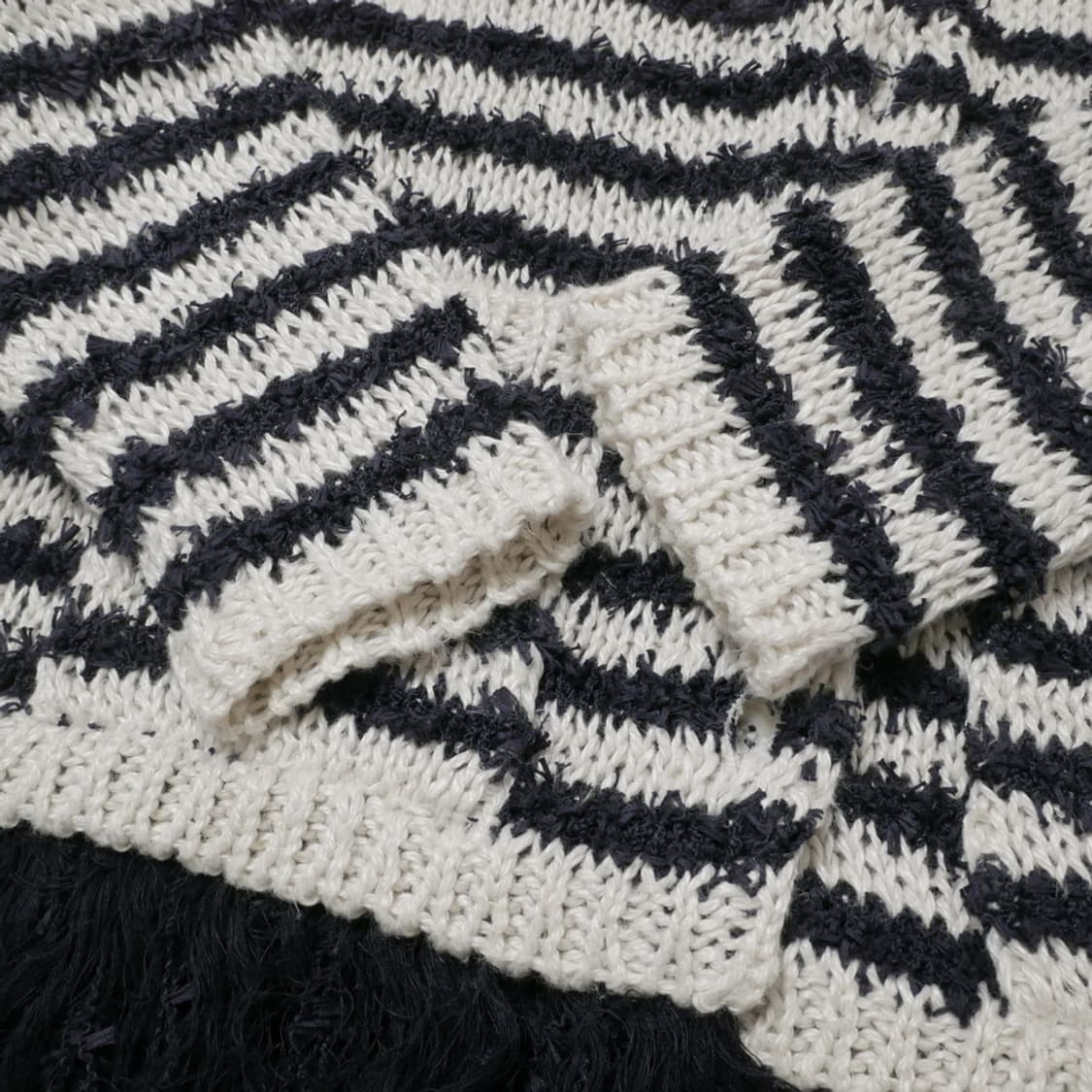 ermanno scervino stripe fringe cardigan 상품이미지2