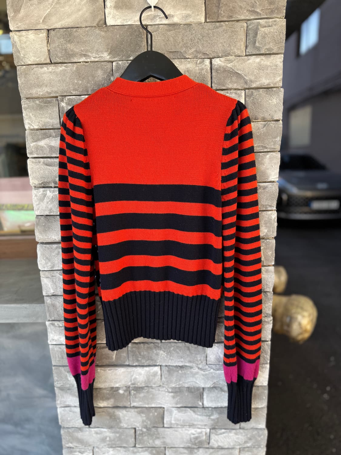 새상품 Marc by Marc Jacobs 스트라이프 가디건 XS(44, 상품이미지2