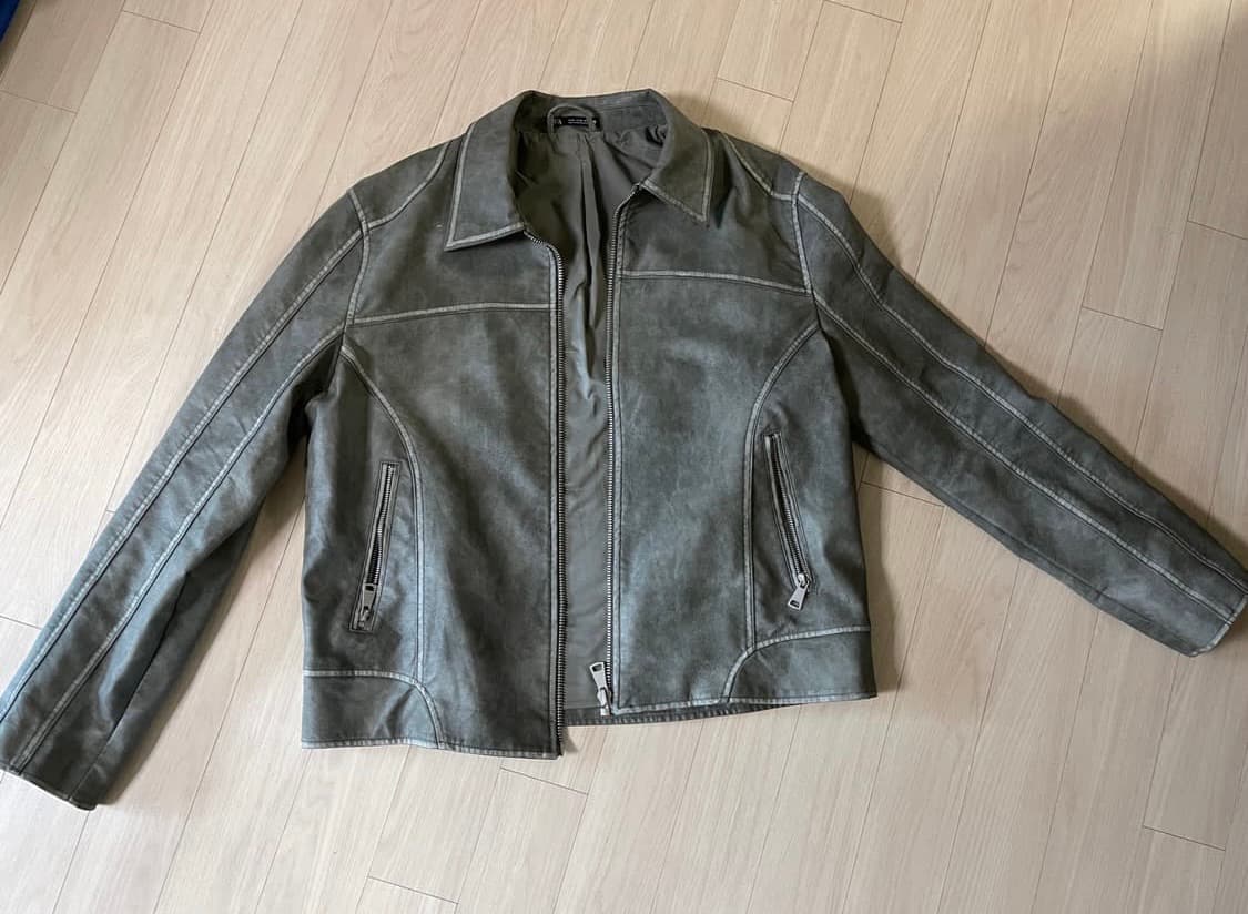 자라 페이크 레더 자켓 XL 상품이미지2