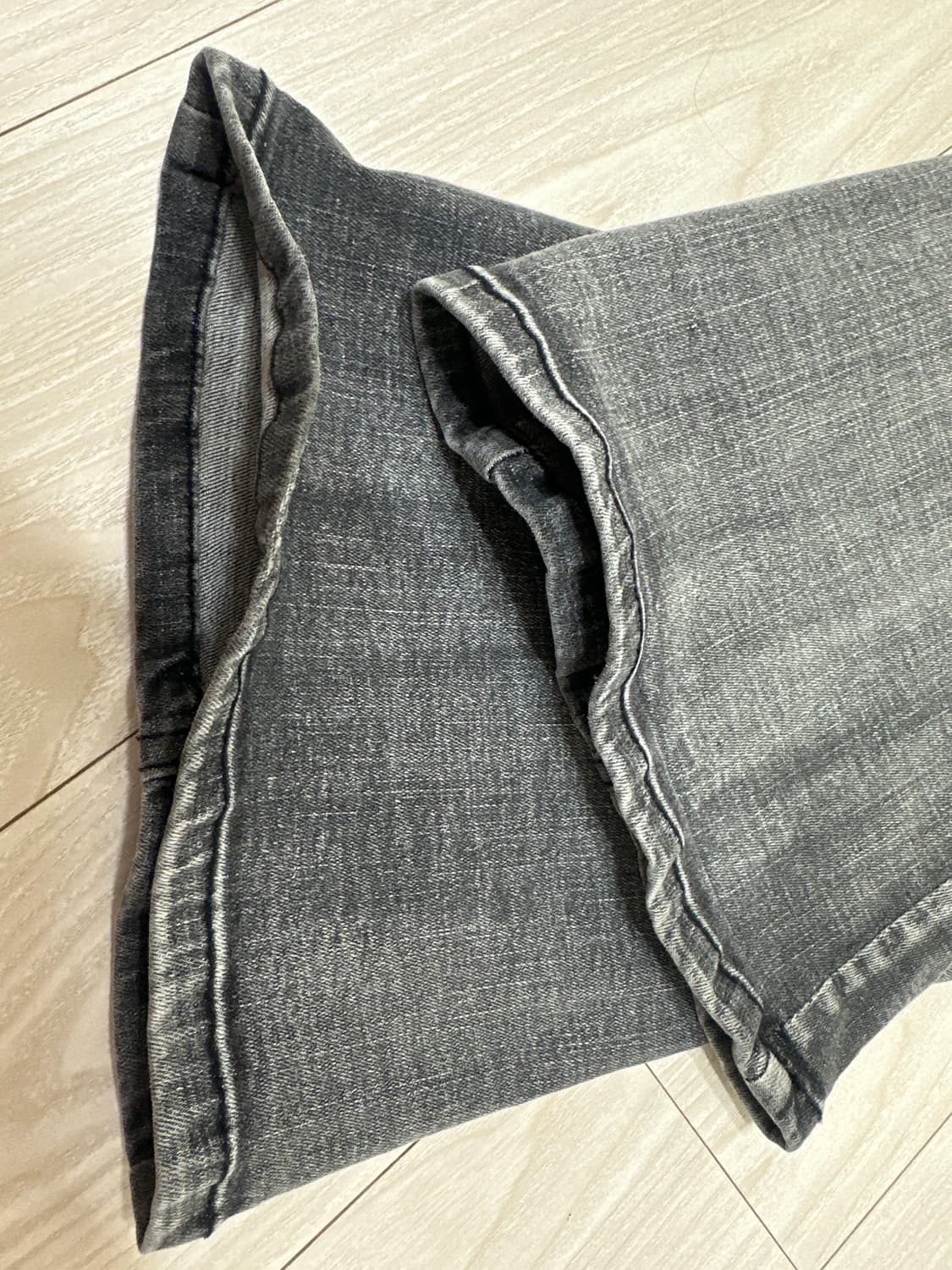 카키포인트 부츠컷 데님 진 그레이 상품이미지5