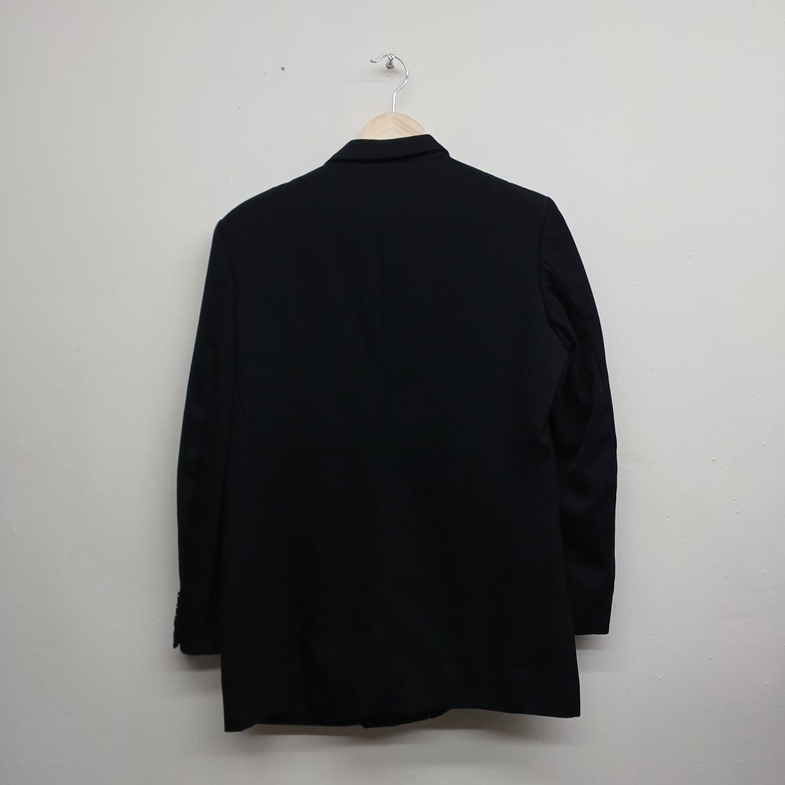 GRAVE WORD 일본 빈티지 버블 버튼 블랙 울 블레이저 상품이미지2