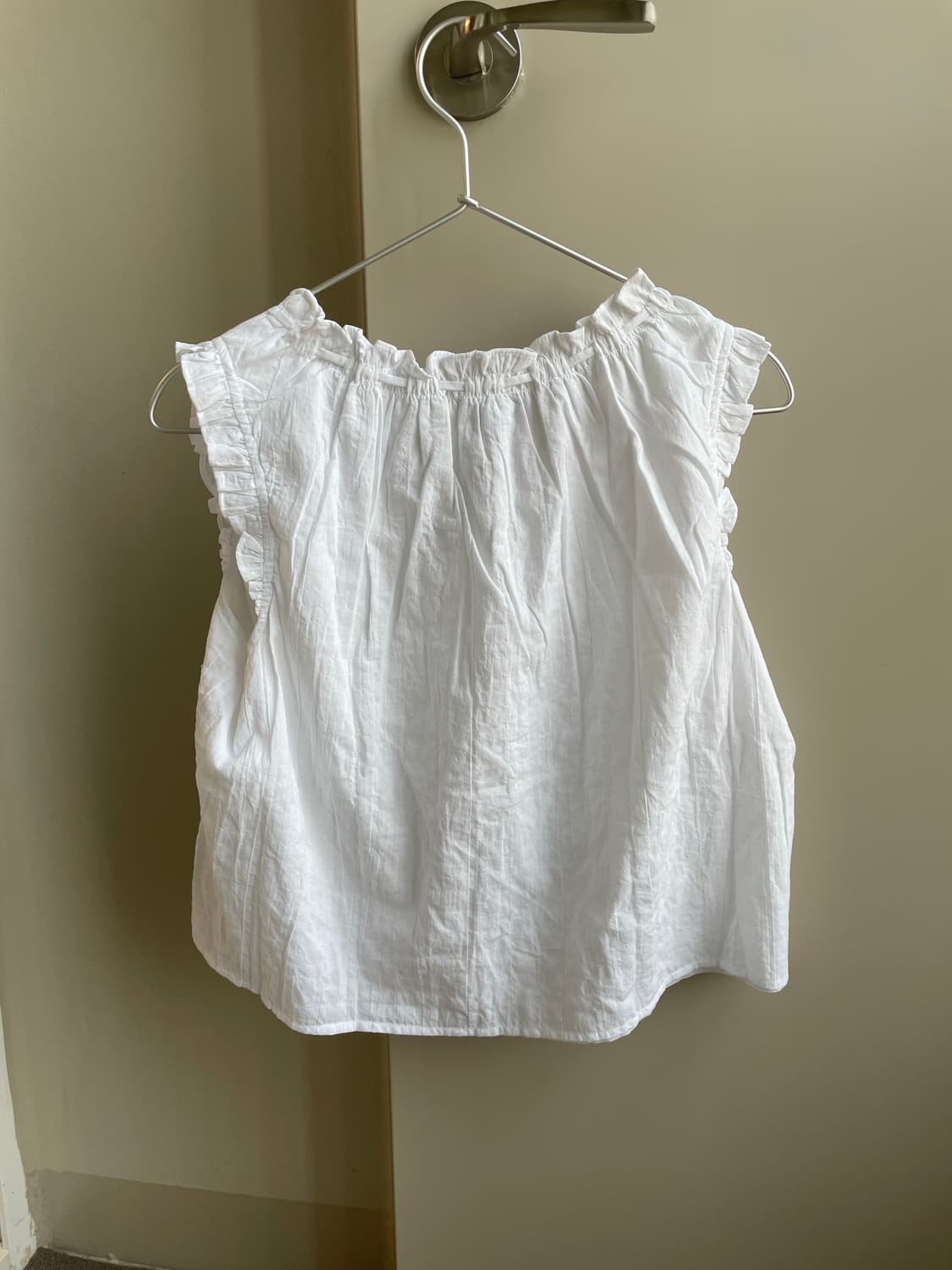 JCREW  Ruffletrim top S 상품이미지4