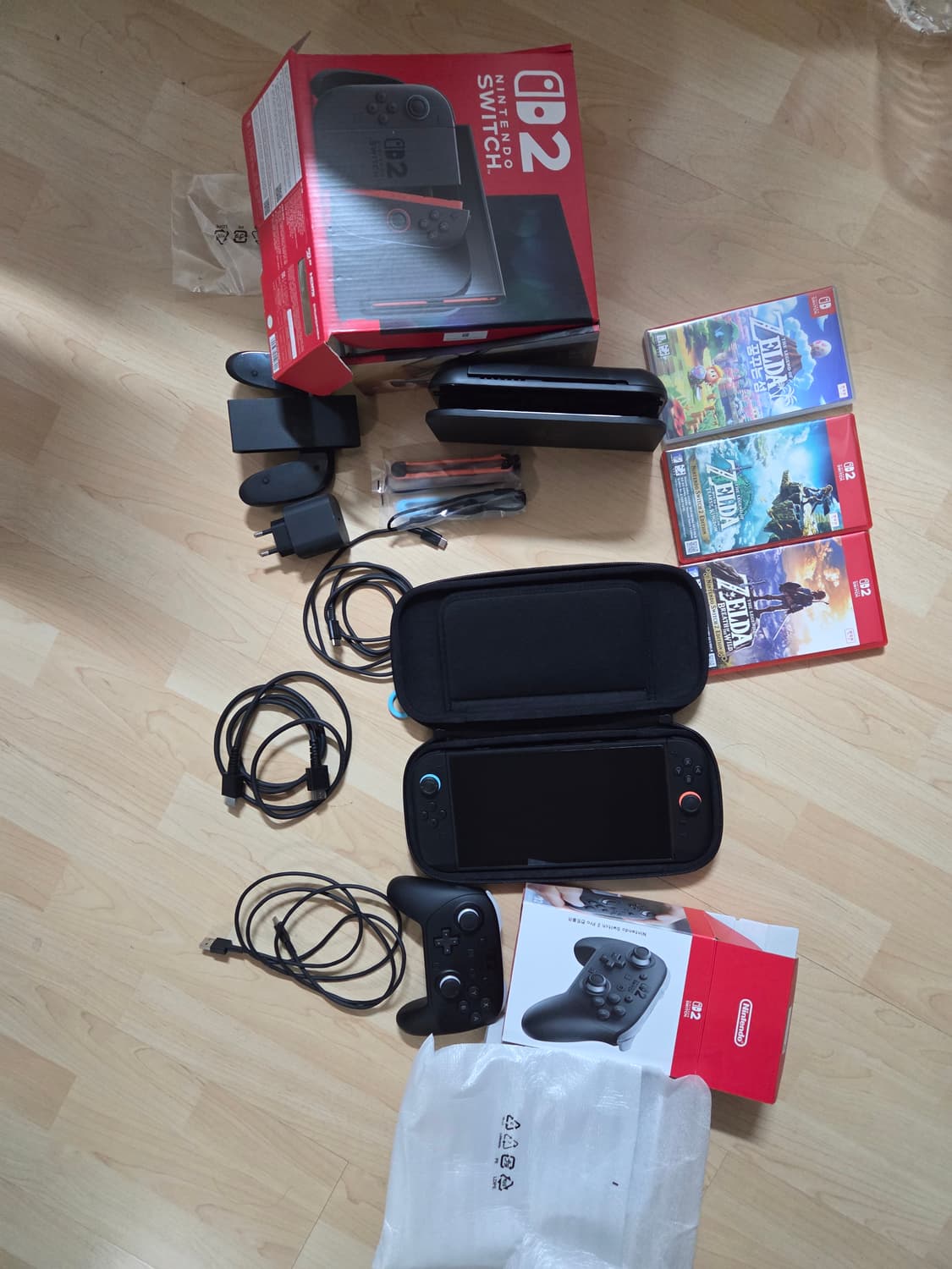 닌텐도 스위치 2 중고품세트로 팔아요 + 프로콘+ 젤다 칩 팔아요 상품이미지2