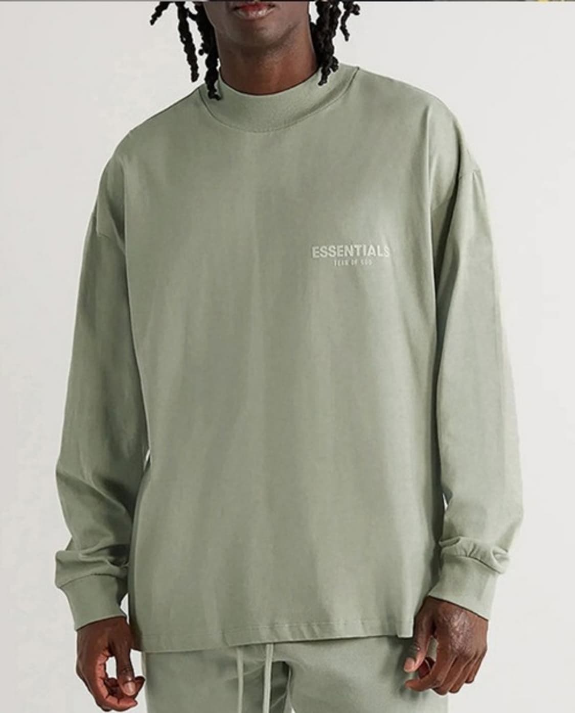 에센셜 피어오브갓 올리브 롱슬리브 110 FG OLIVE M 상품이미지1
