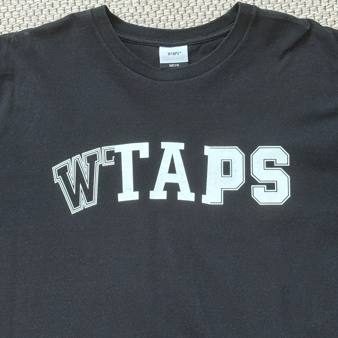 Wtaps RANSOM 22SS 블랙 03 더블탭스 반팔 티셔츠 상품이미지2