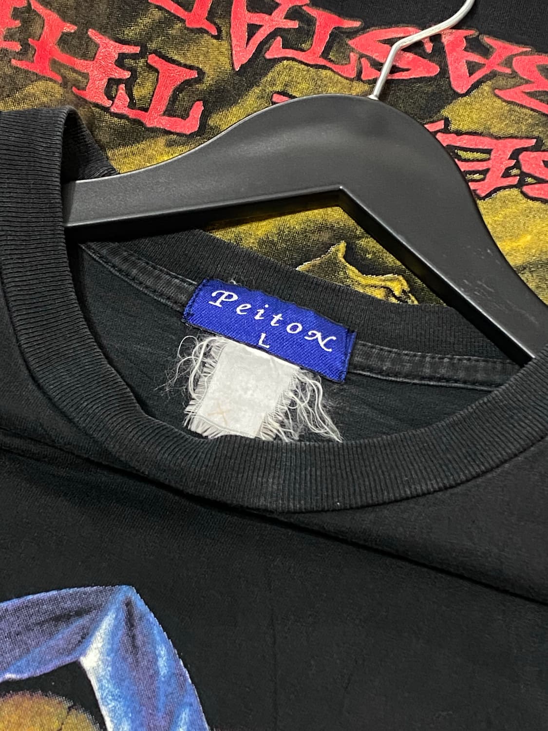 Peitox 빈티지 해골 프린팅 반팔티셔츠 상품이미지8