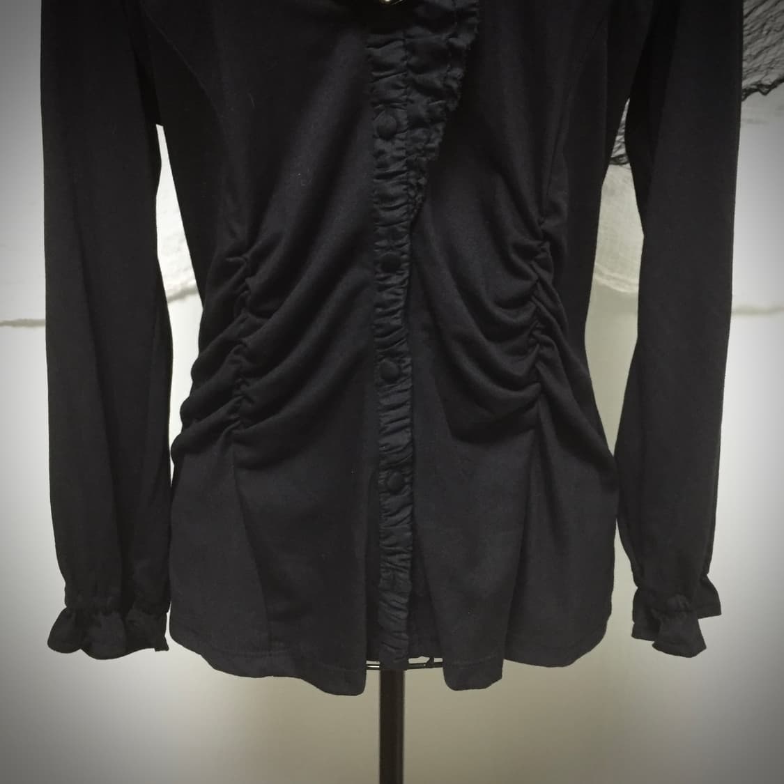 Bon Sens goth frill lace detail cardigan 상품이미지4