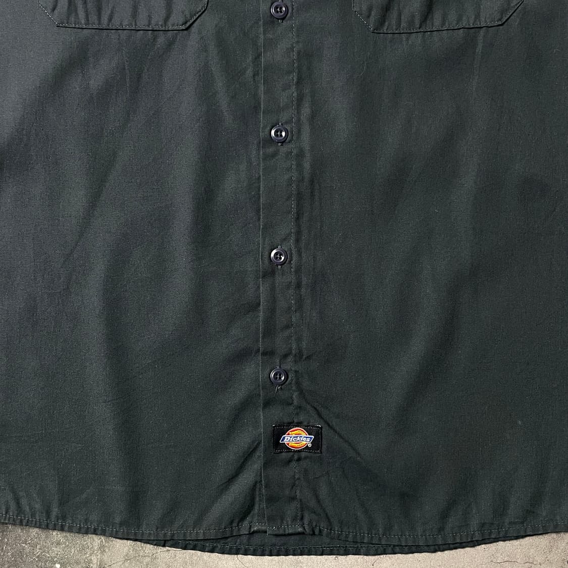 DICKIES 디키즈 빈티지 네이비 플랩포켓 워크 셔츠 A00948 상품이미지4