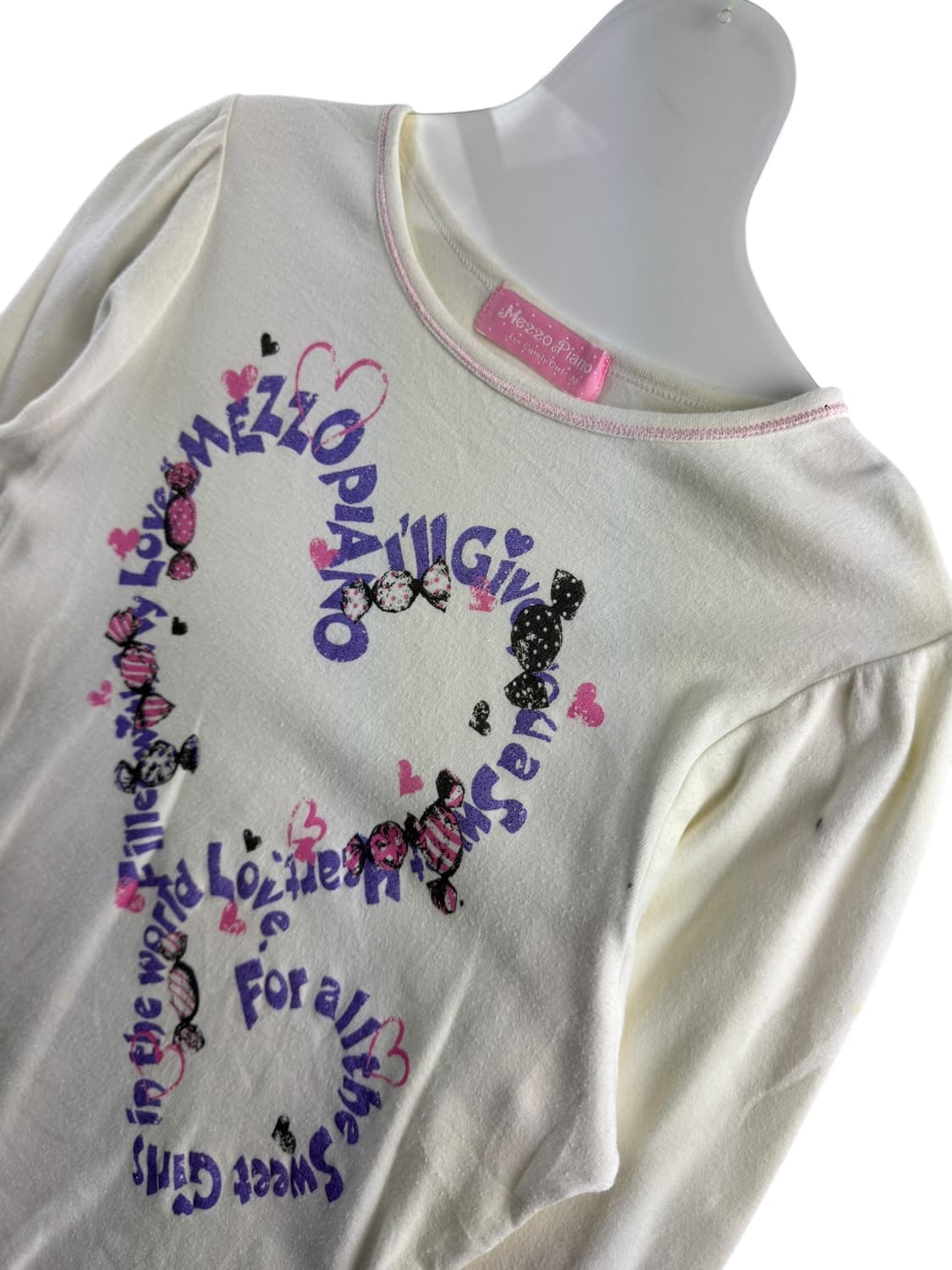 메조피아노 하트 딱붙 롱슬리브1295 상품이미지3