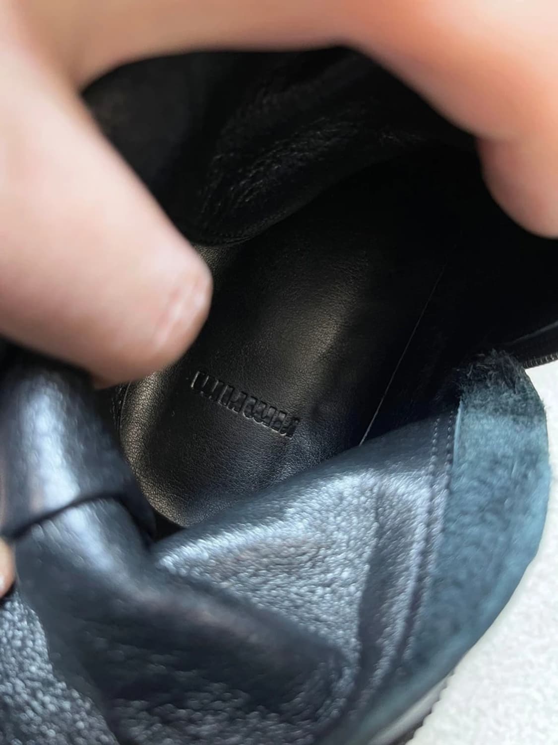 림림 Rim Rim 레이스업 하이 가죽 롱 부츠 A1792 상품이미지9