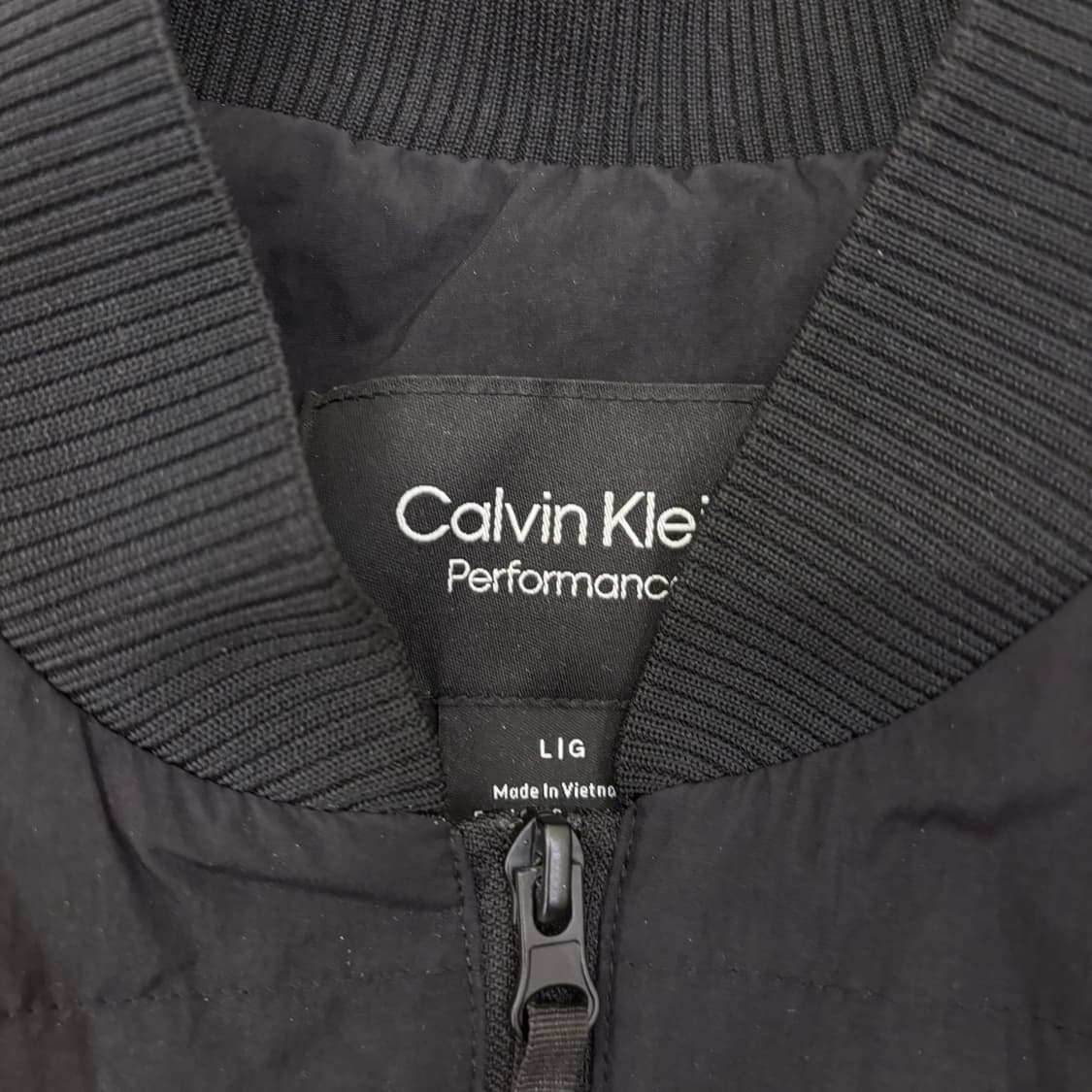 캘빈클라인 퍼포먼스 블랙 누빔 자켓 상품이미지4
