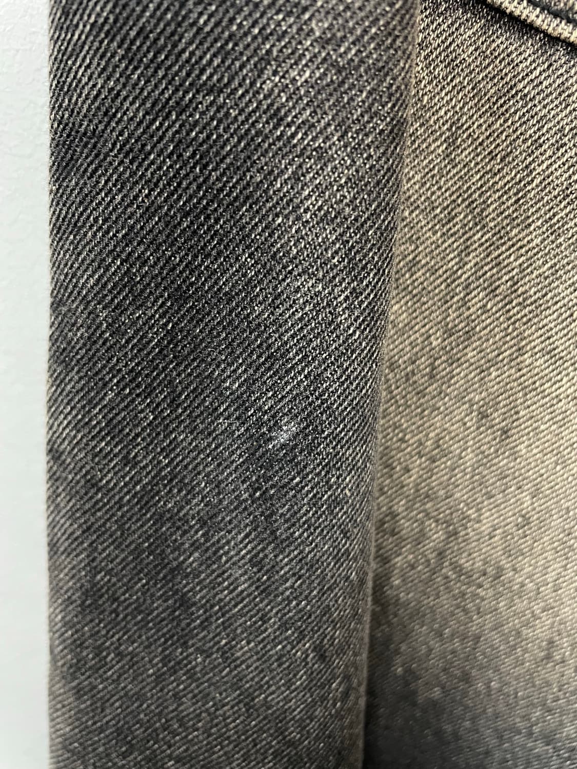 빈티지 글래머 워싱 흑청 데님팬츠 H1040 상품이미지7