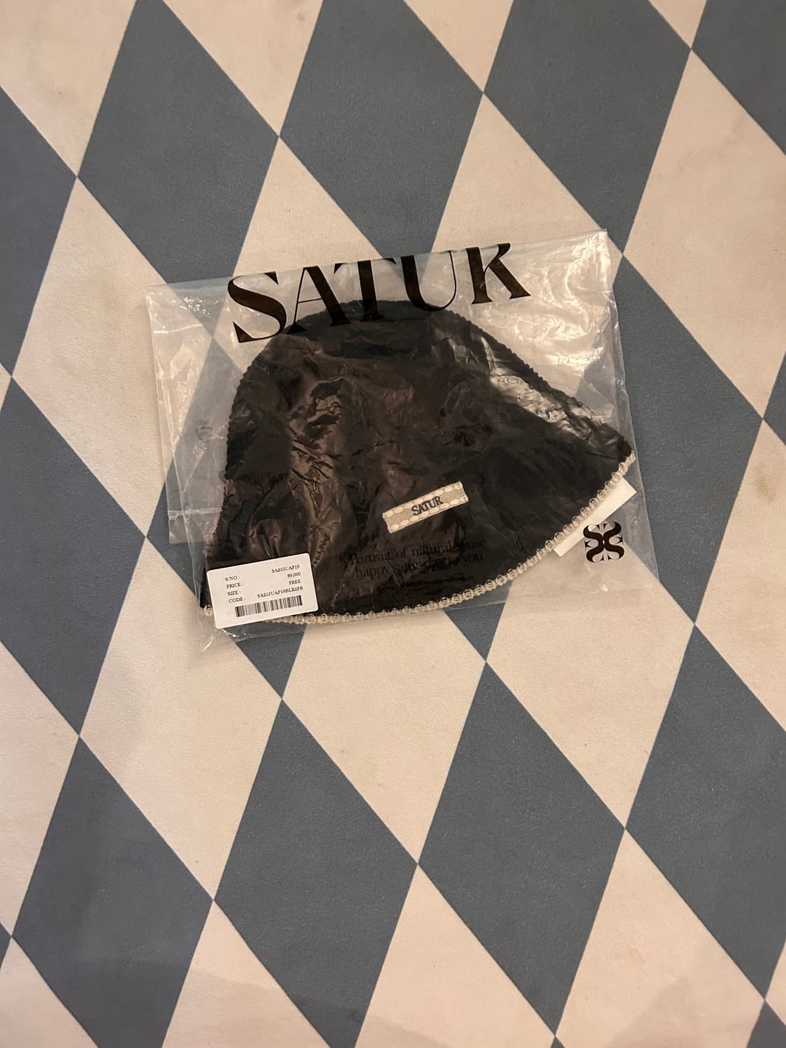 SATUR 니트 벙거지모자(새상품) 상품이미지1