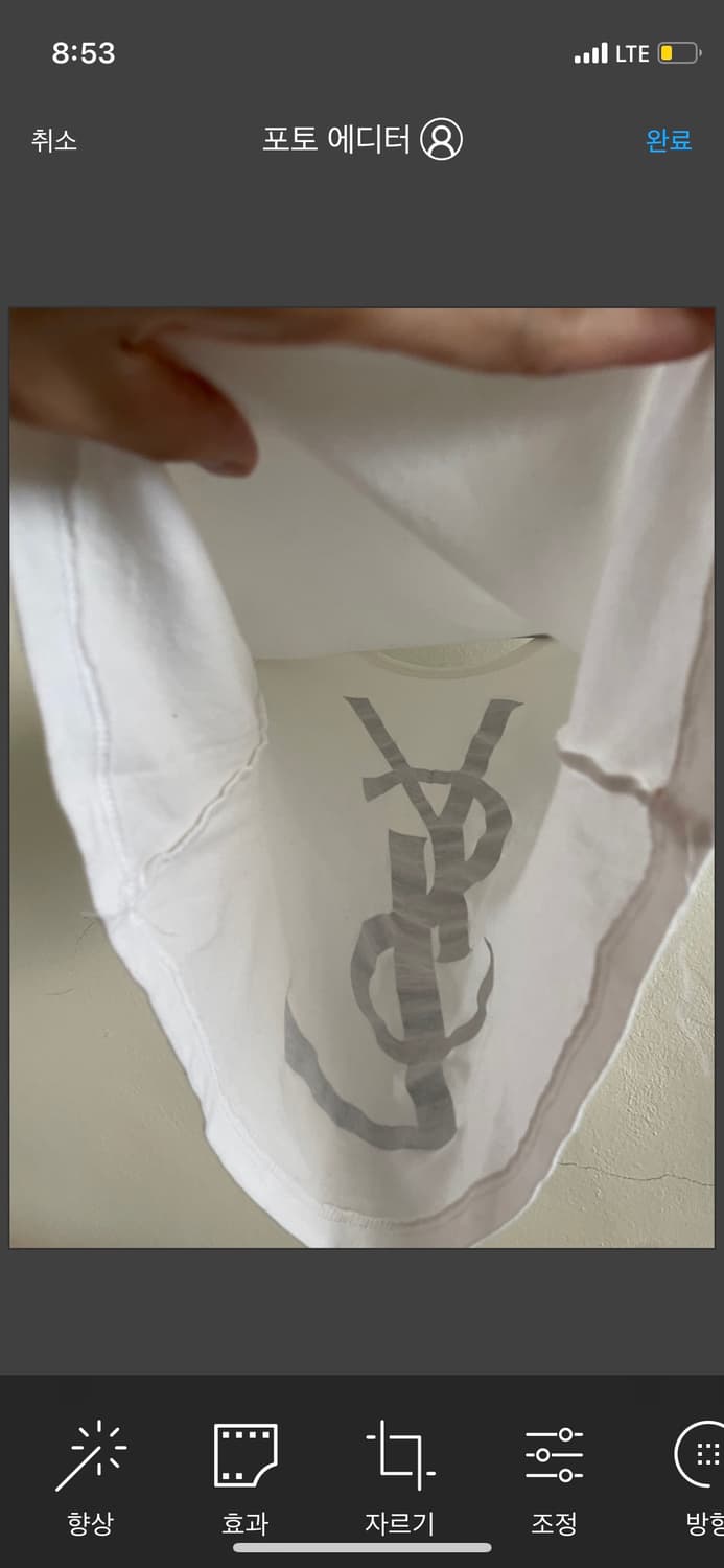 입생로랑 YSL 여자 반팔 티셔츠 상품이미지5