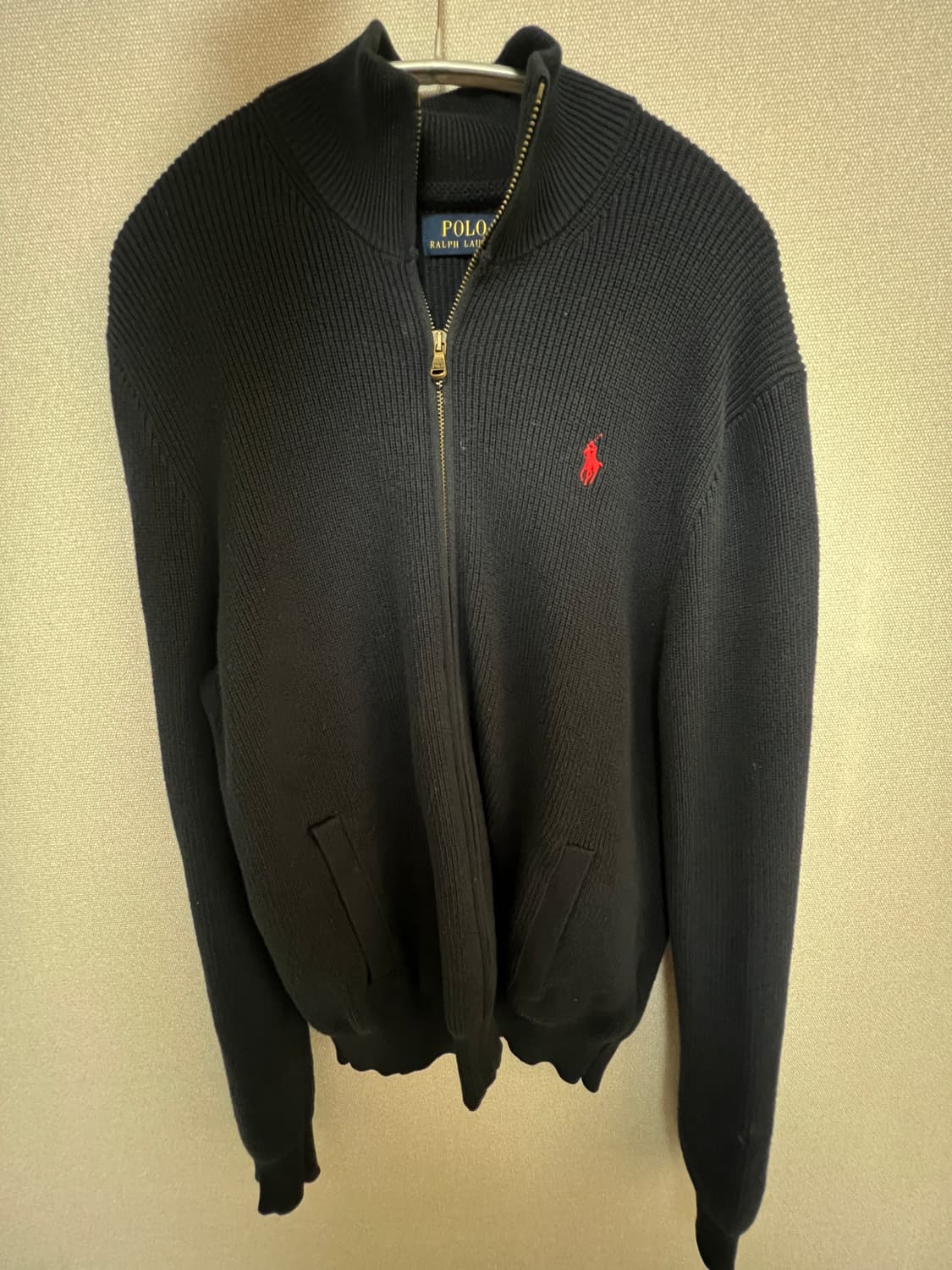 폴로 니트집업 상품이미지1