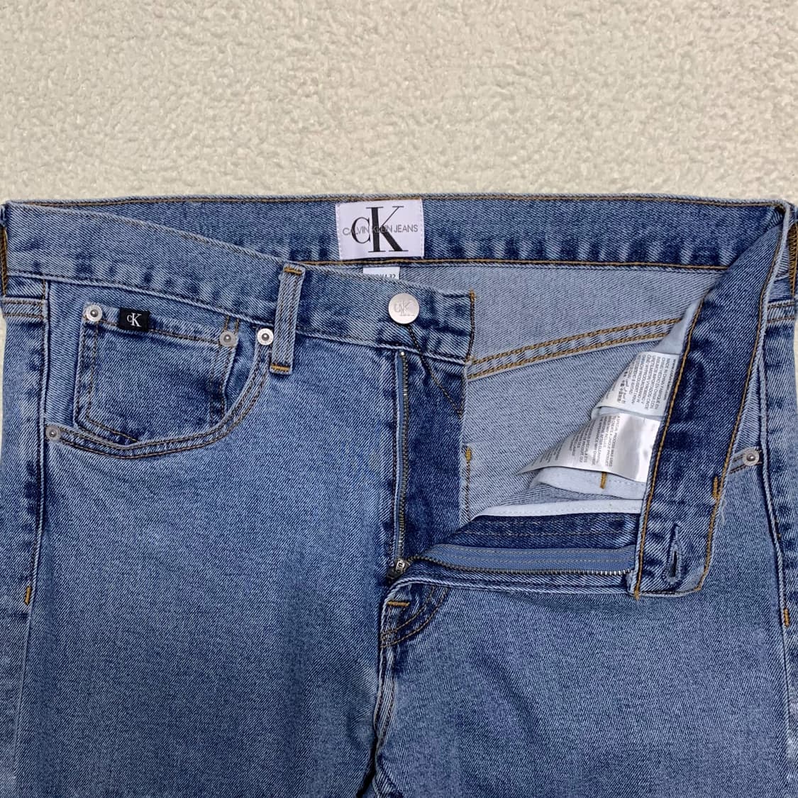 [표기 30, 실측 33] 캘빈 클라인 슬림핏 데님팬츠 상품이미지4
