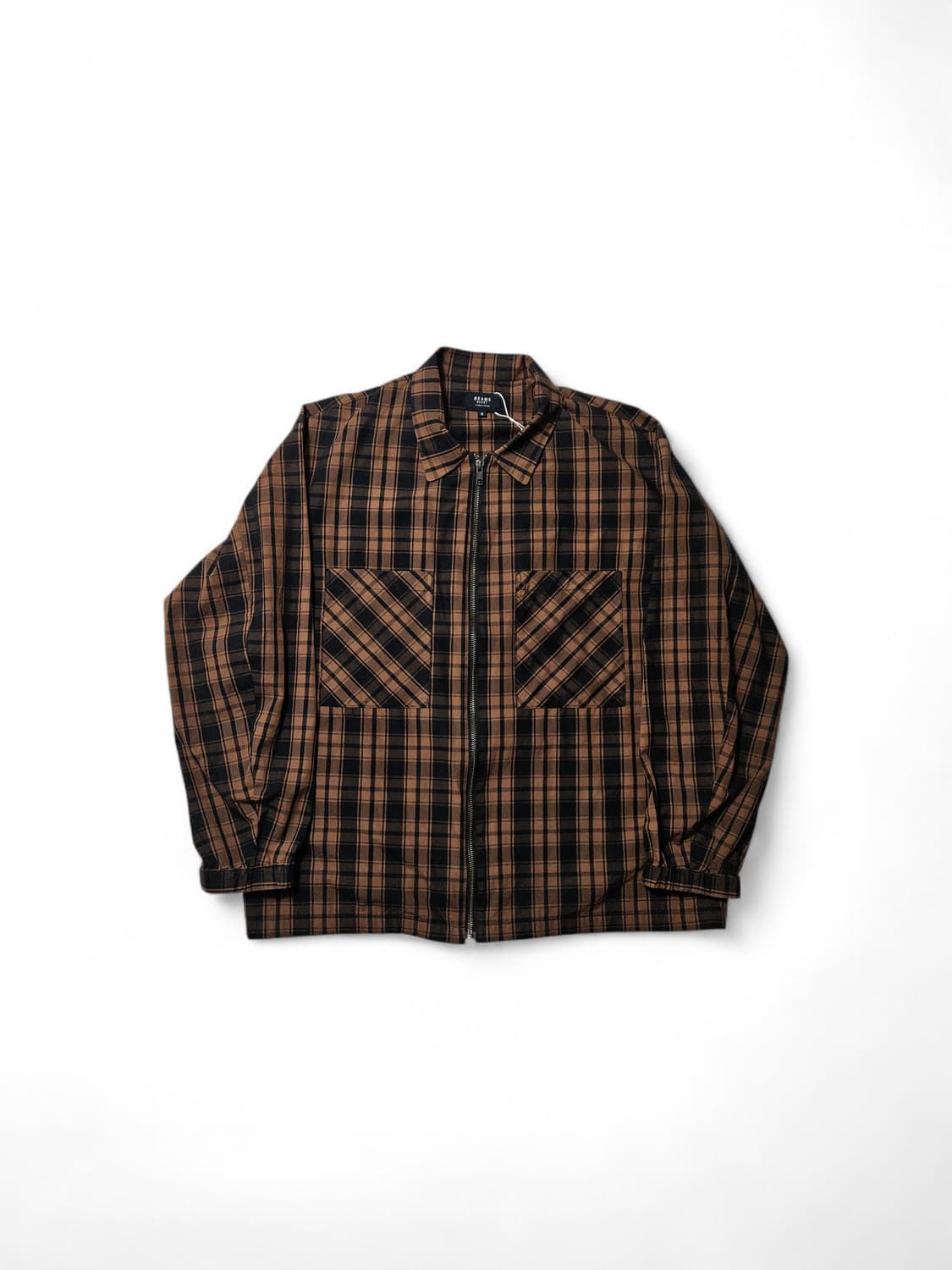 빔즈 하트 체크 셔츠 자켓 M 100 상품이미지1