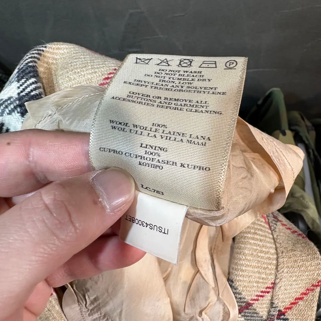 [4] BURBERRY 버버리 체크 스커트 상품이미지7