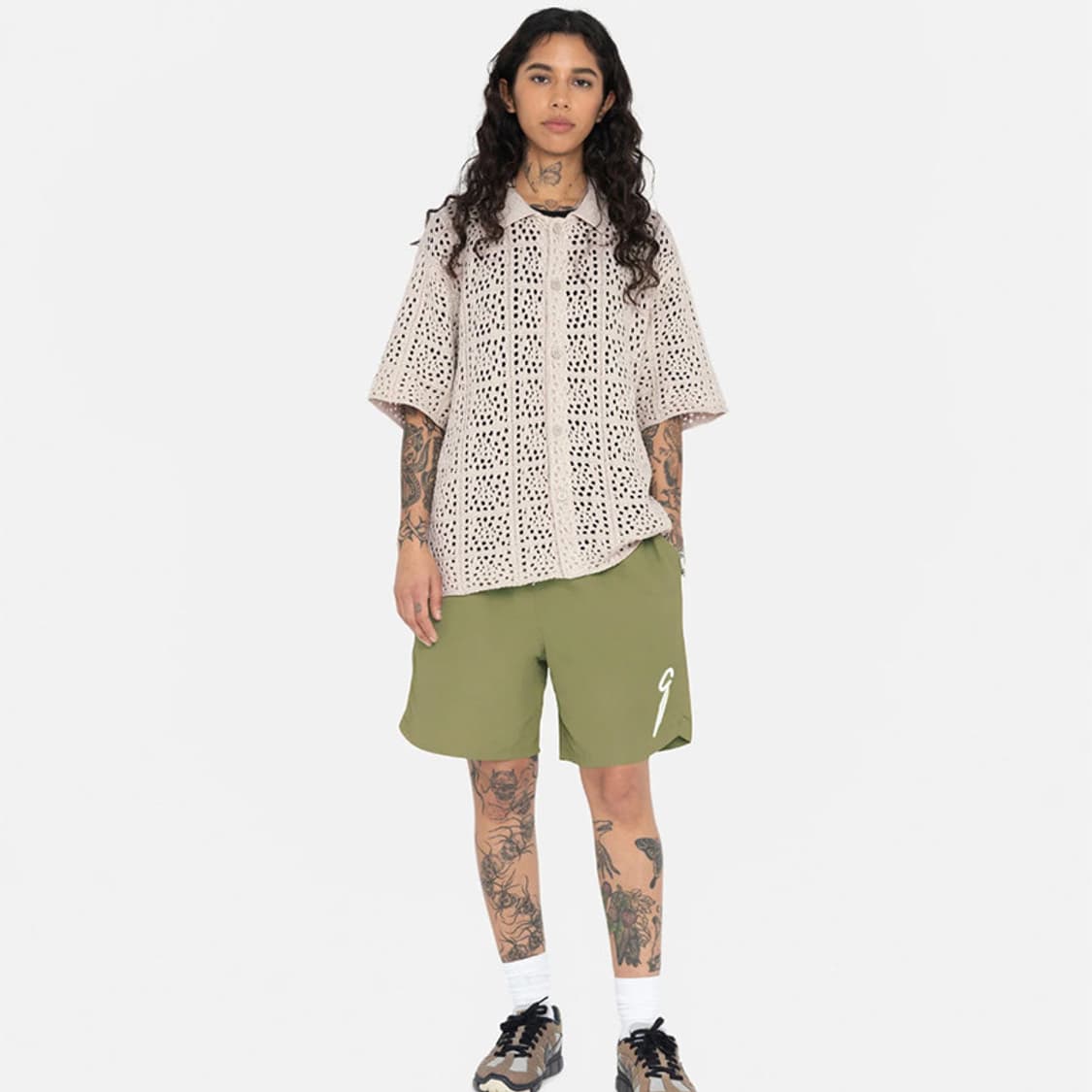 스투시 크로셰 니트 xl 상품이미지1