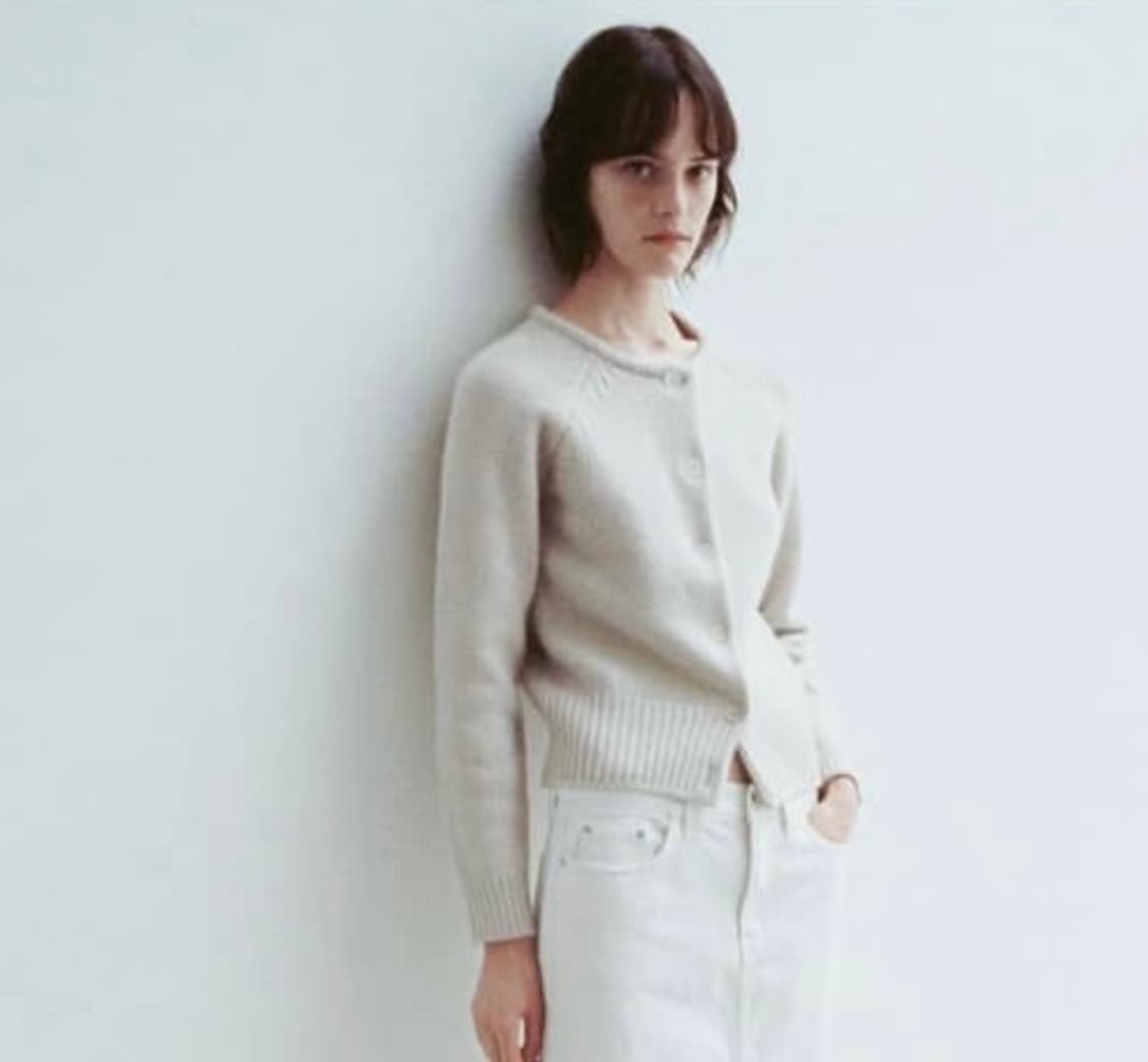 LFM cashmere crew neck cardgan 상품이미지2